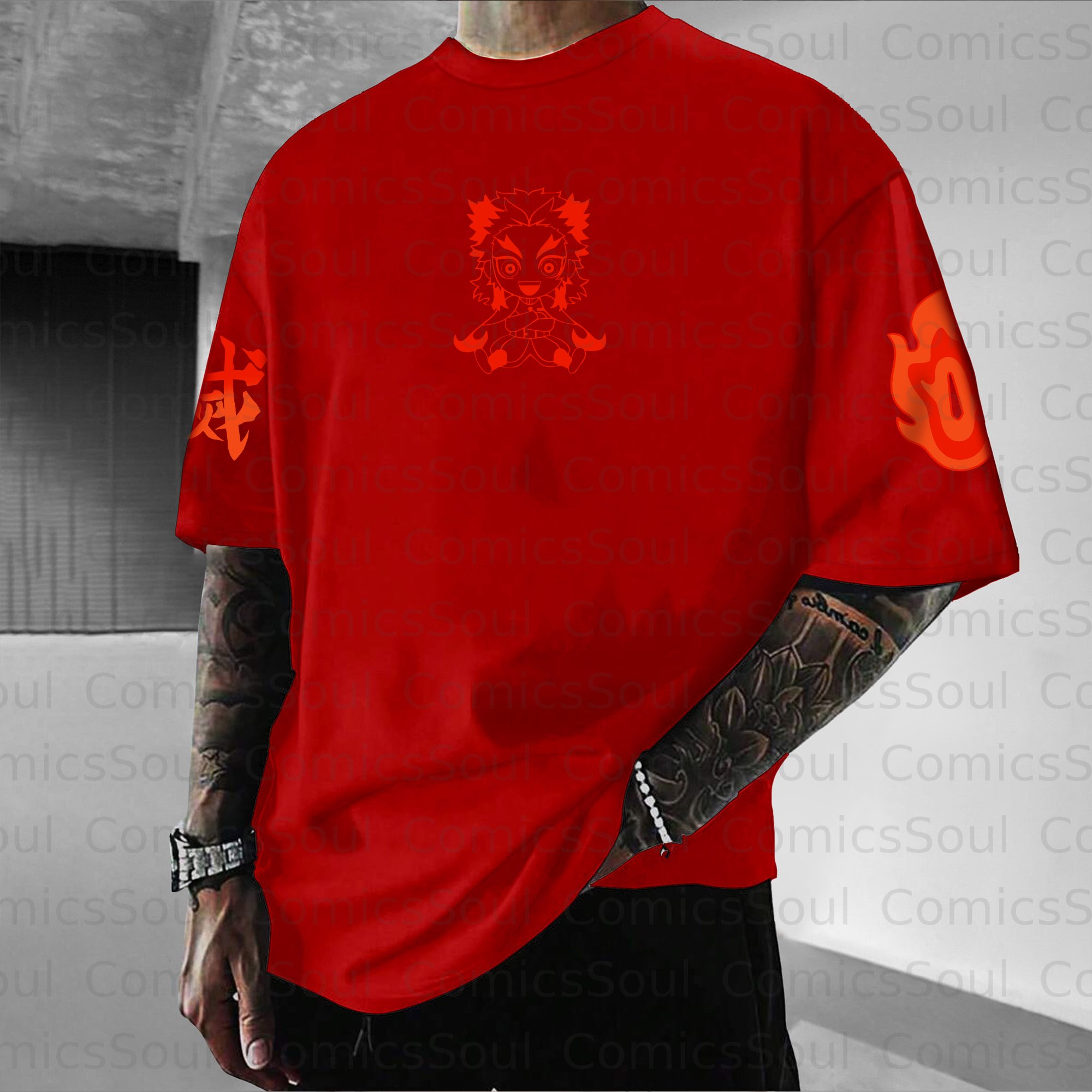 Unisex Anime Halloween Inspired Vintage T-Shirt