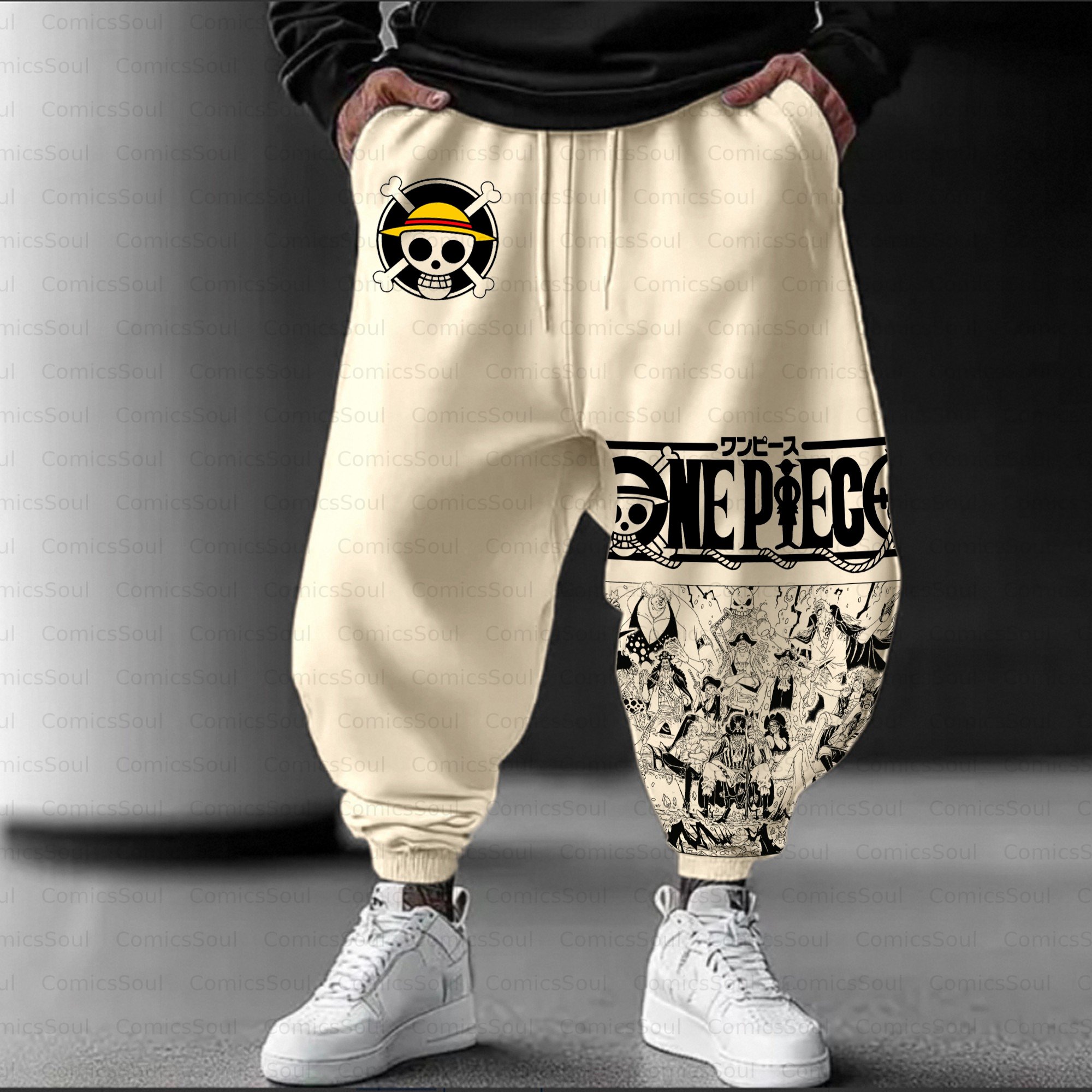 Unisex Casual Streetwear Plush Pants