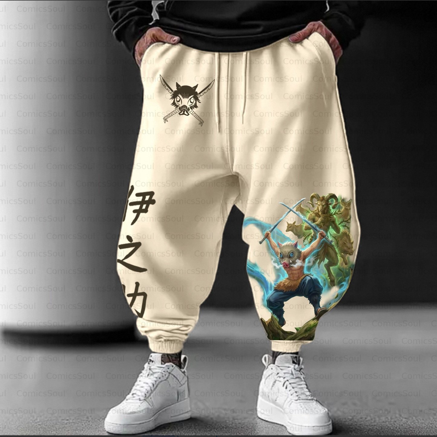 Unisex Casual Streetwear Plush Pants