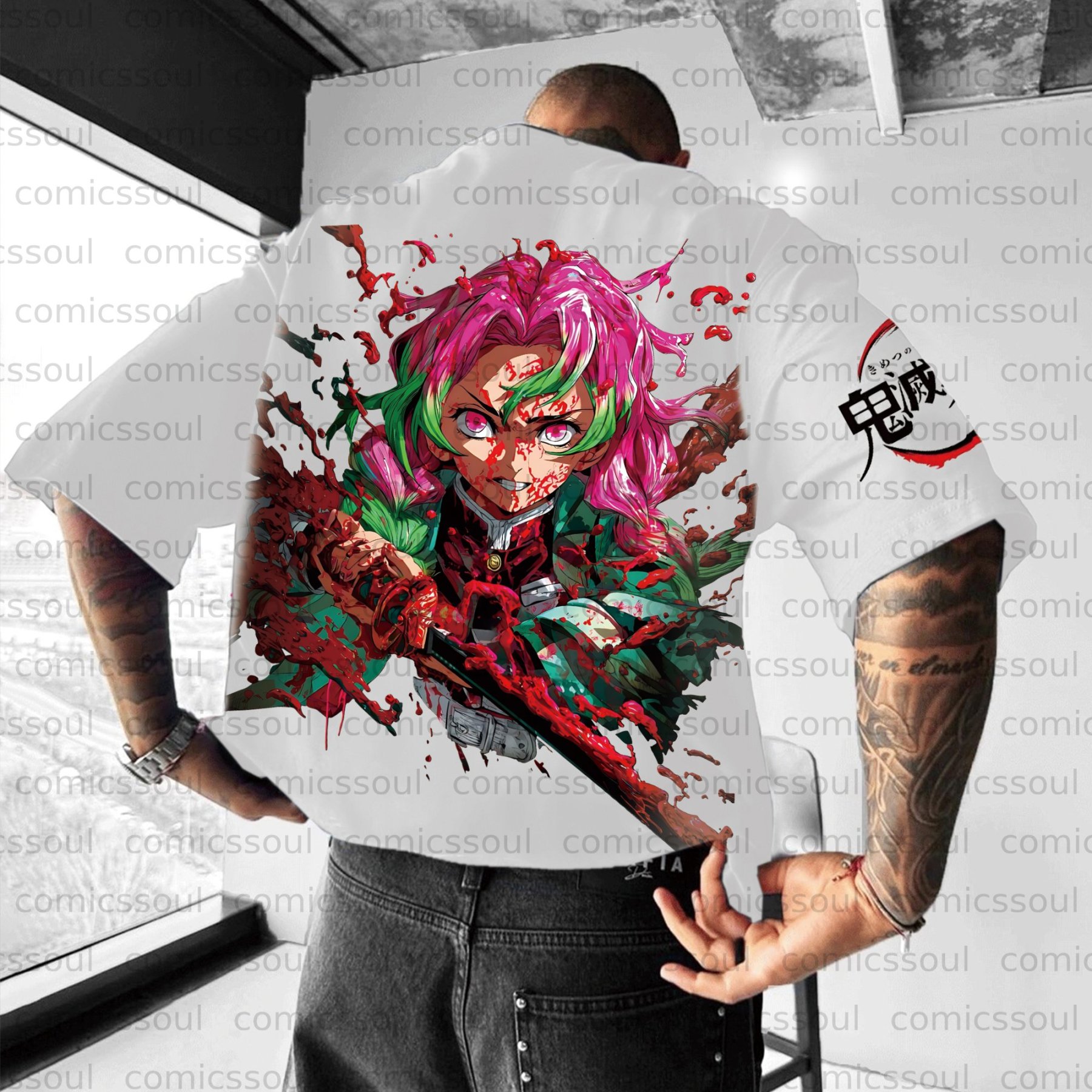 Unisex Anime Inspired Vintage T-Shirt