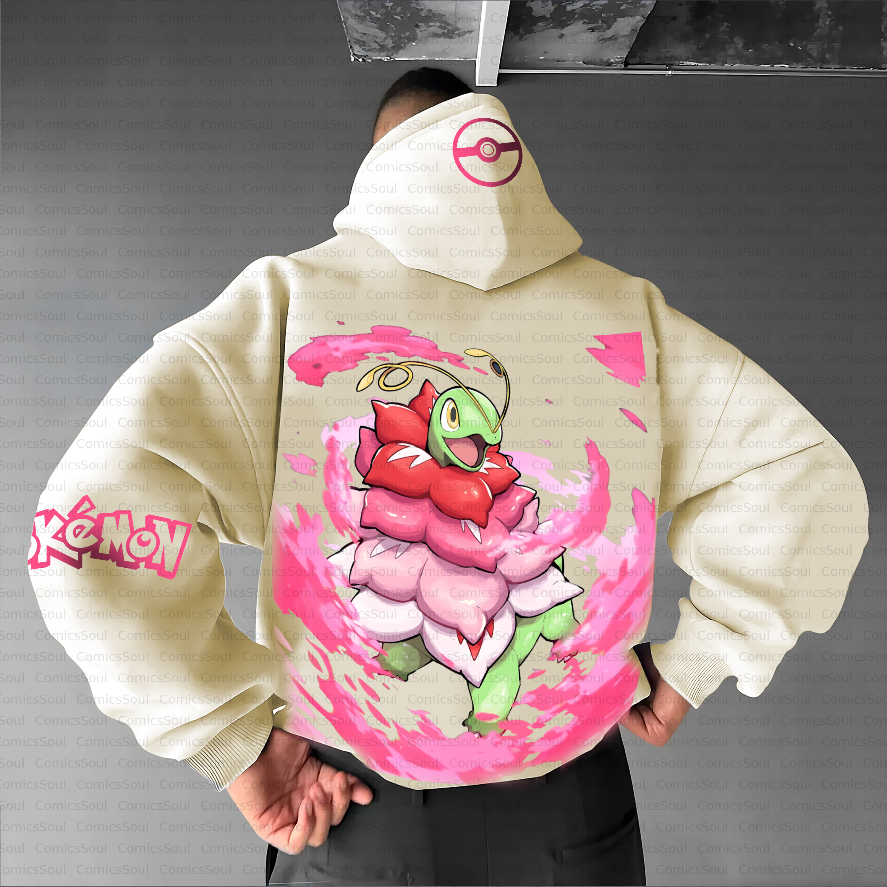 Unisex Anime Inspired Vintage Plush Hoodie