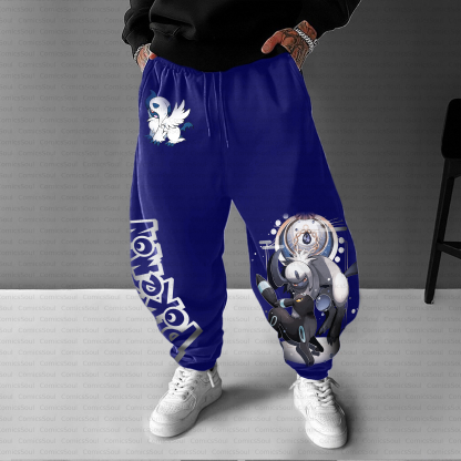 Unisex Casual Anime Streetwear Pant