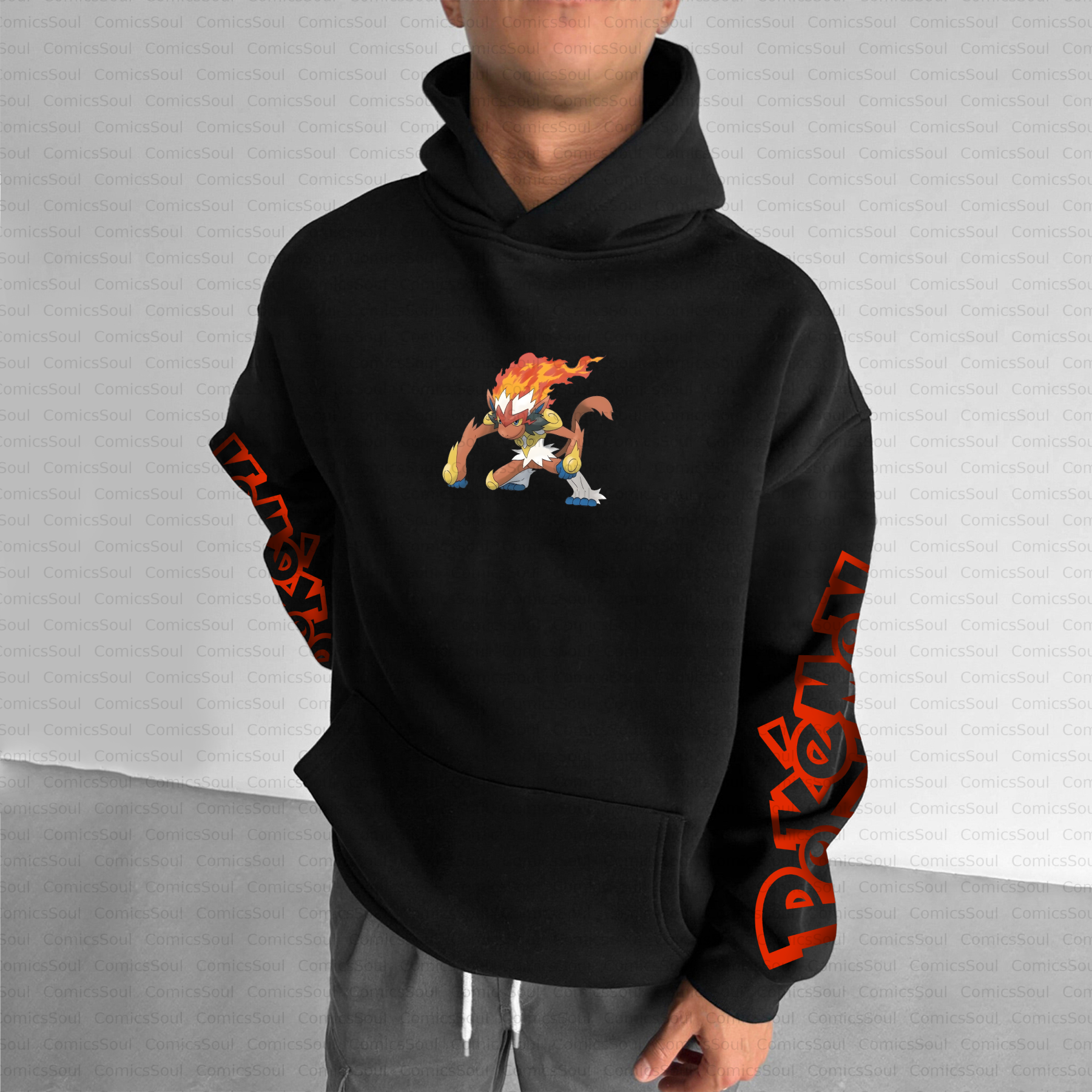 Unisex Anime Inspired Vintage Plush Hoodie