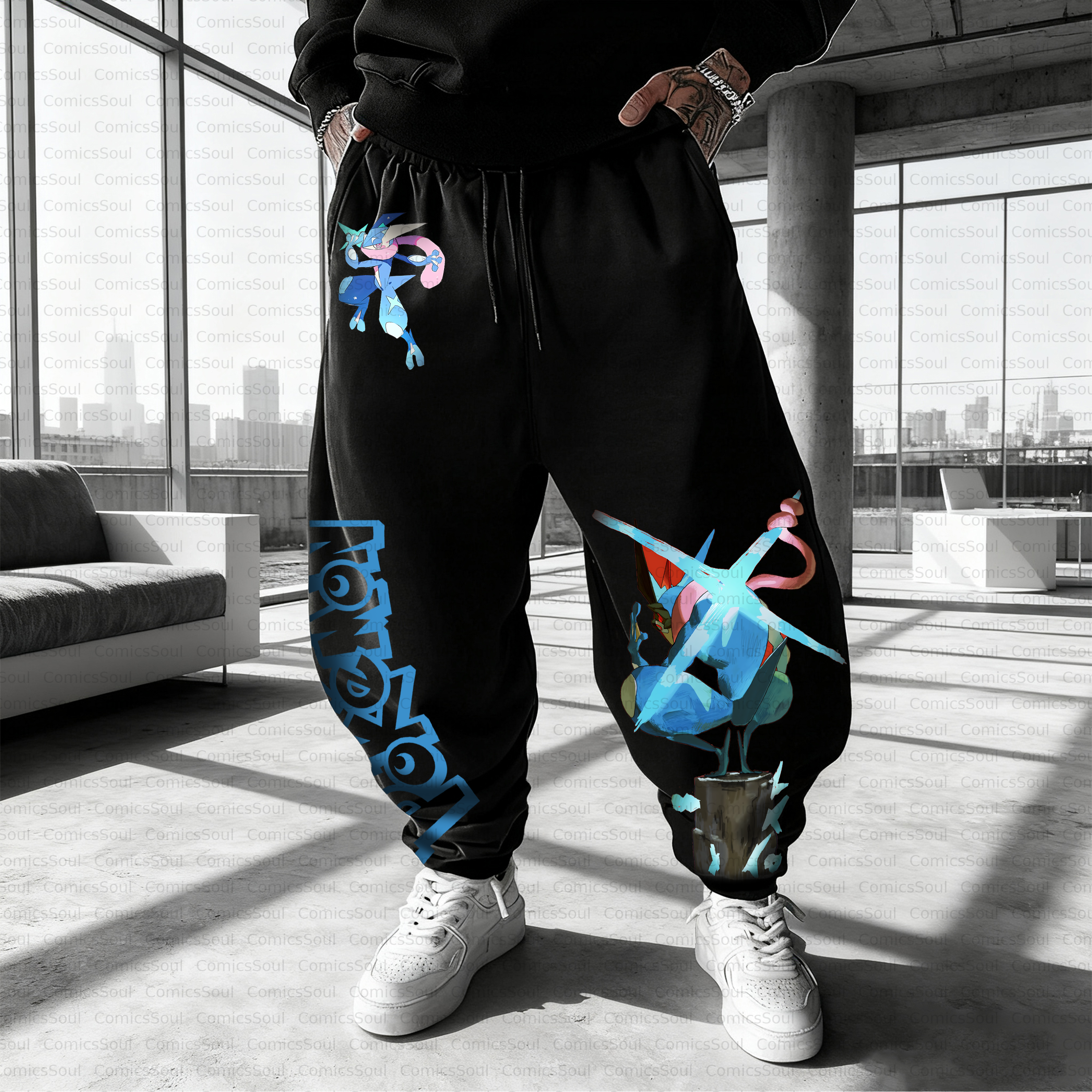 Unisex Casual Anime Streetwear Pant