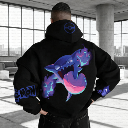 Unisex Anime Inspired Vintage Plush Hoodie