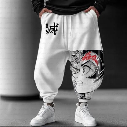 Unisex Casual Streetwear Plush Pants