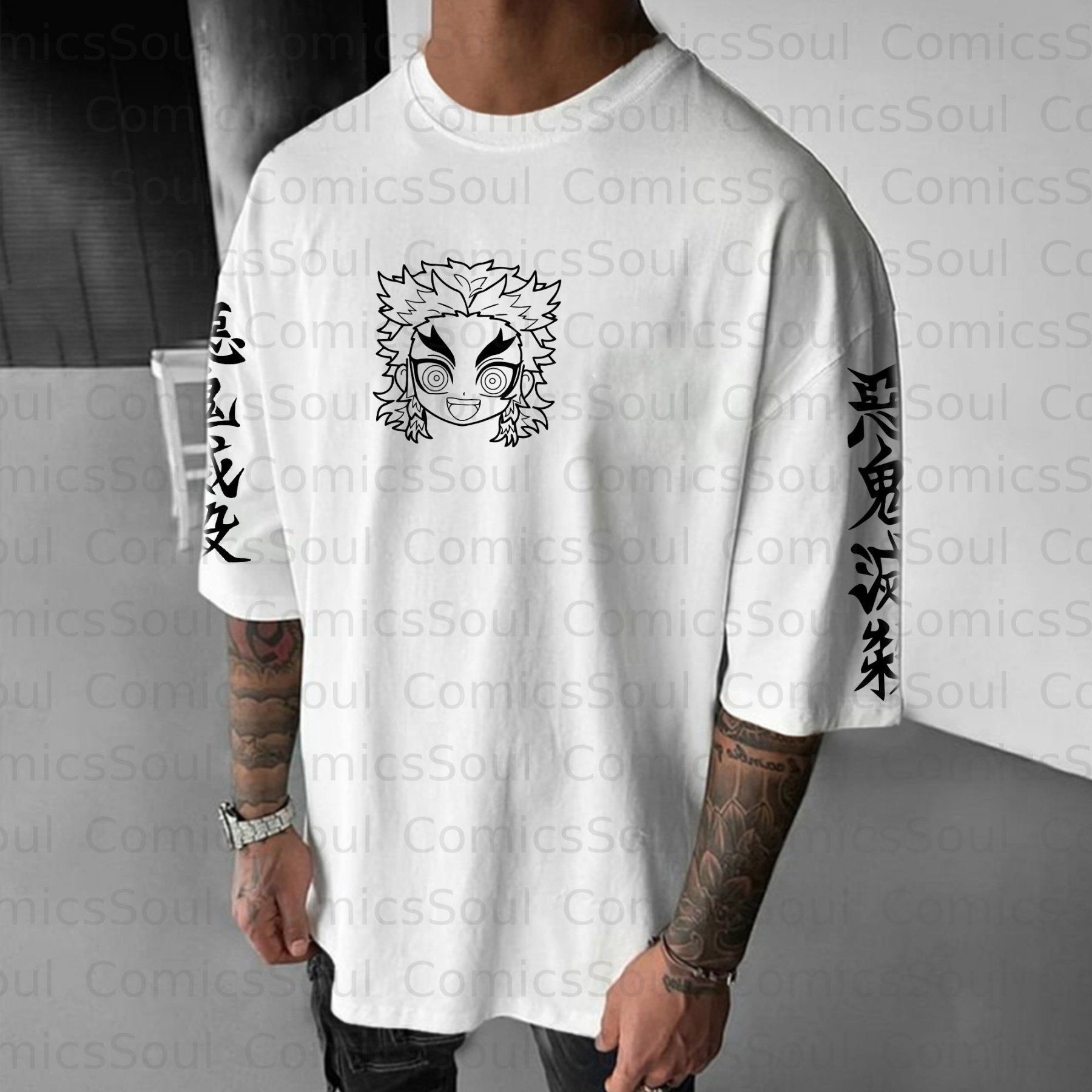 Unisex Anime Halloween Inspired Vintage T-Shirt