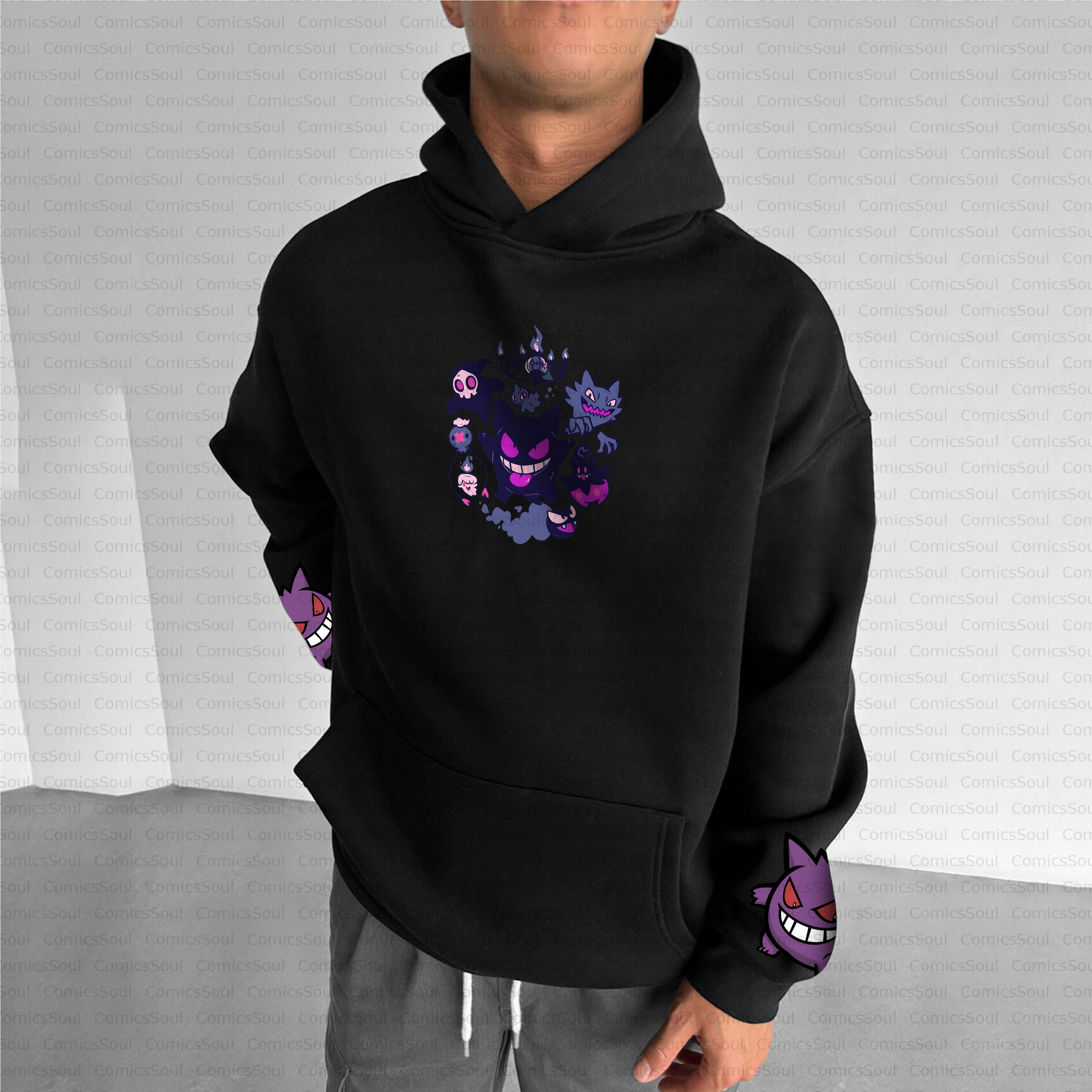 Unisex Anime Inspired Vintage Plush Hoodie