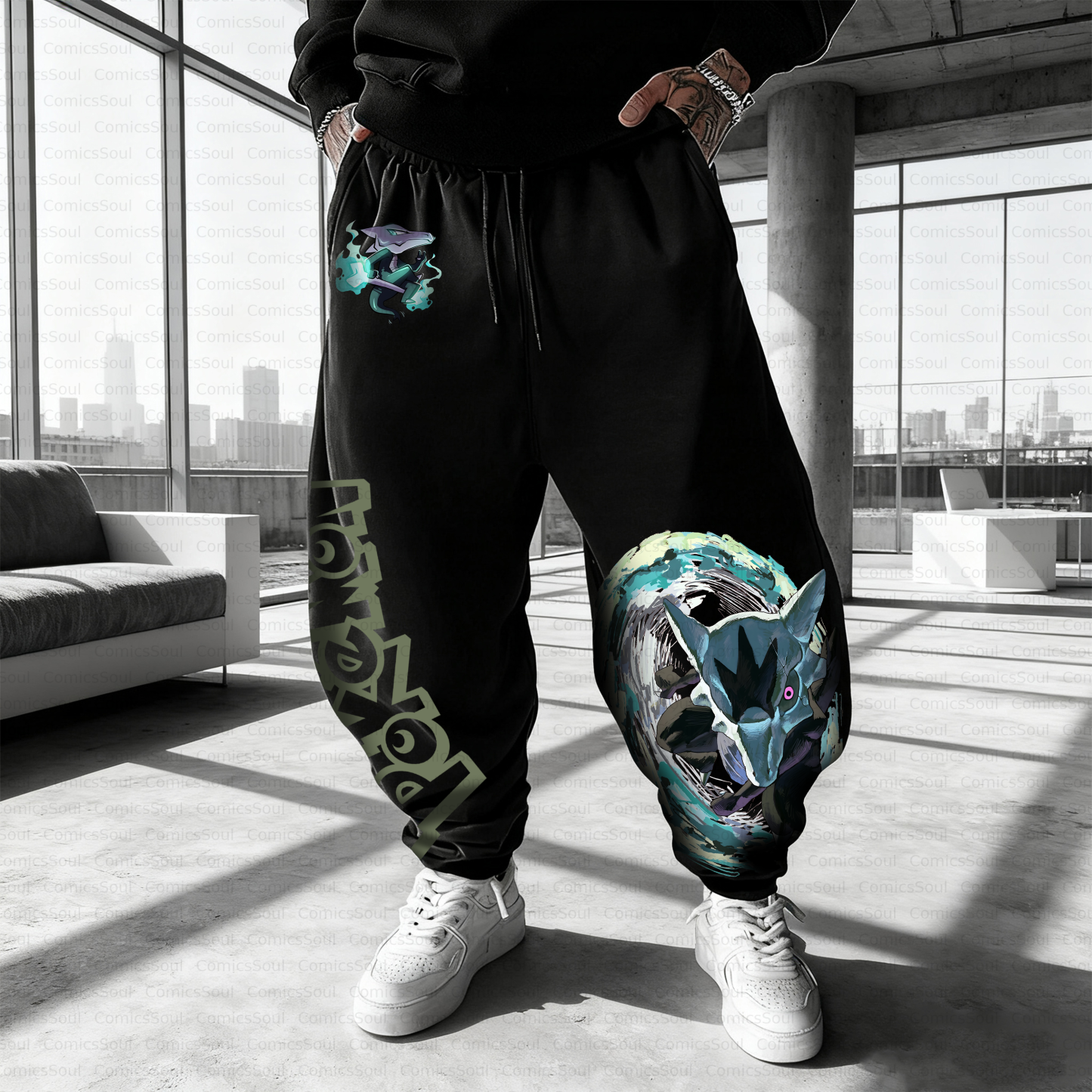 Unisex Casual Anime Streetwear Pant