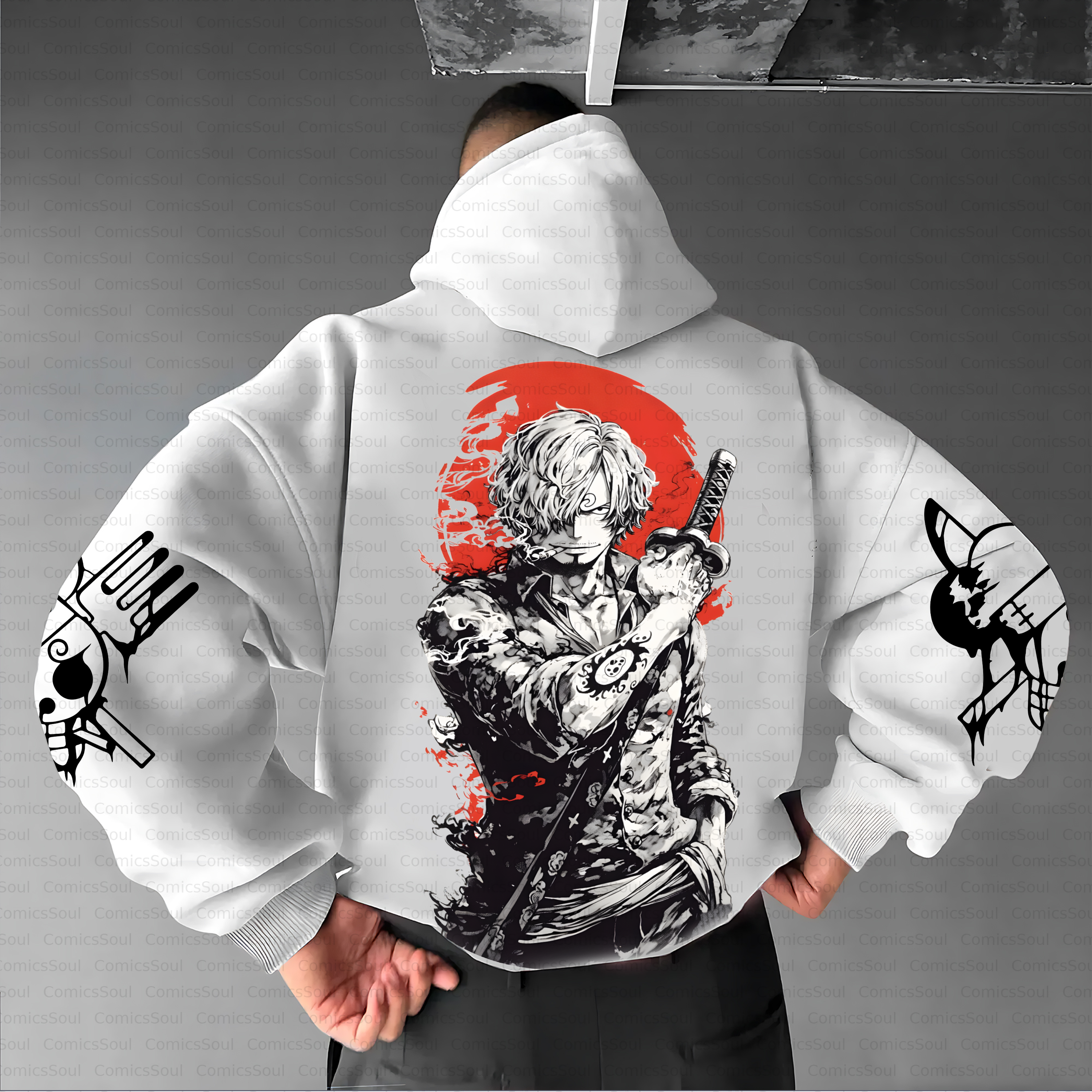 Unisex Graphic Streetwear Vintage Plush Hoodie