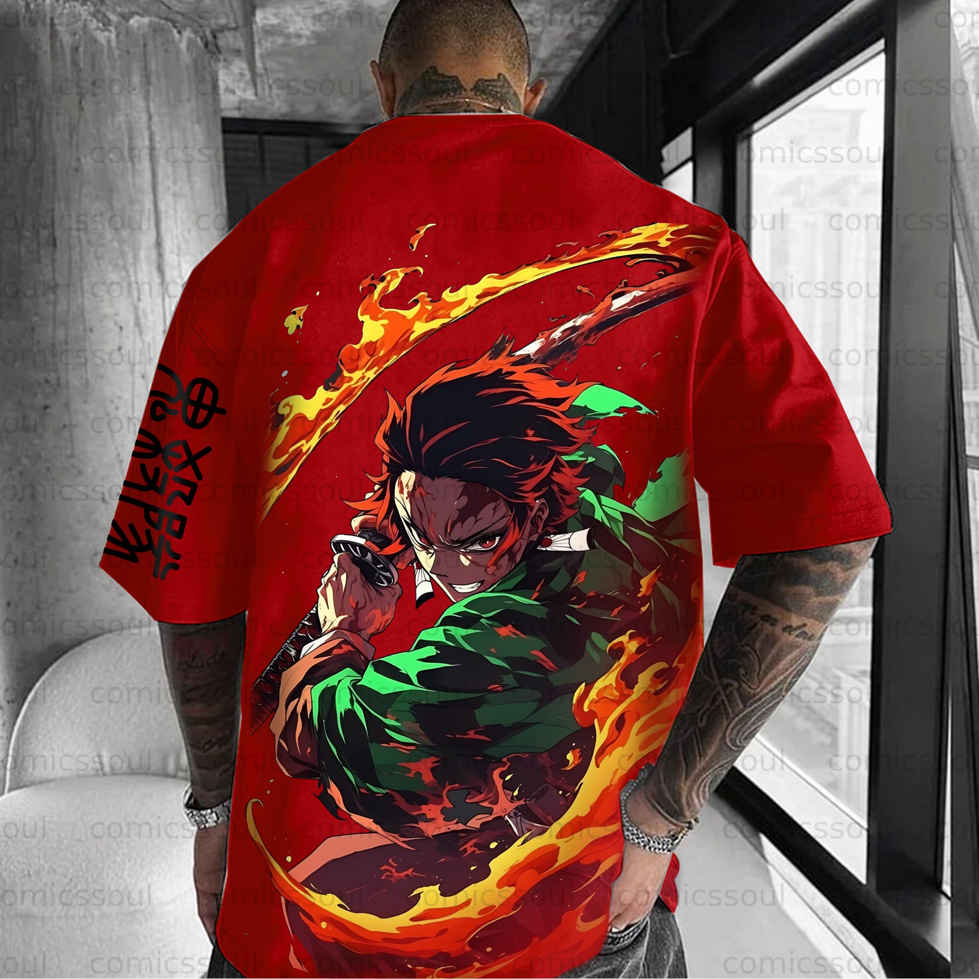 Unisex Anime Inspired Vintage T-Shirt