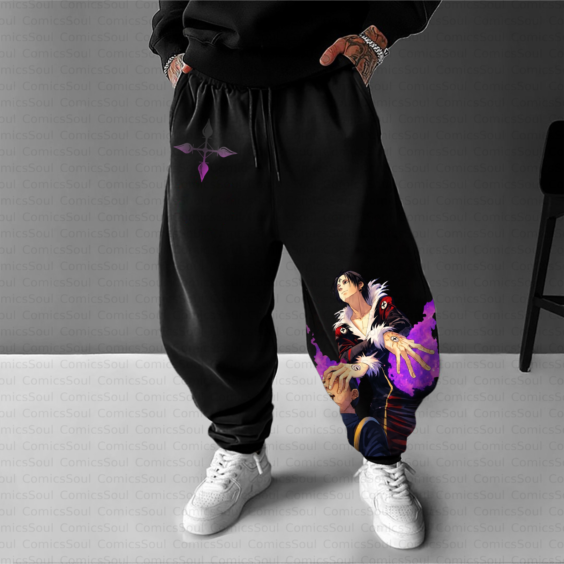 Unisex Casual Anime Streetwear Pant