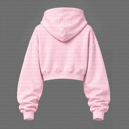 Demon Slayer Cropped Long Sleeve Hoodie & High Waist Jogger Pants Two Piece