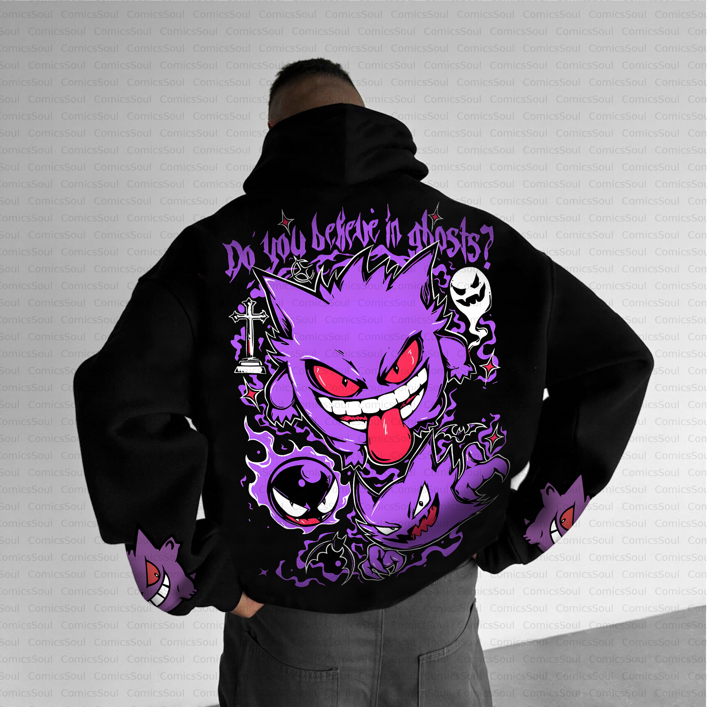 Unisex Anime Inspired Vintage Plush Hoodie