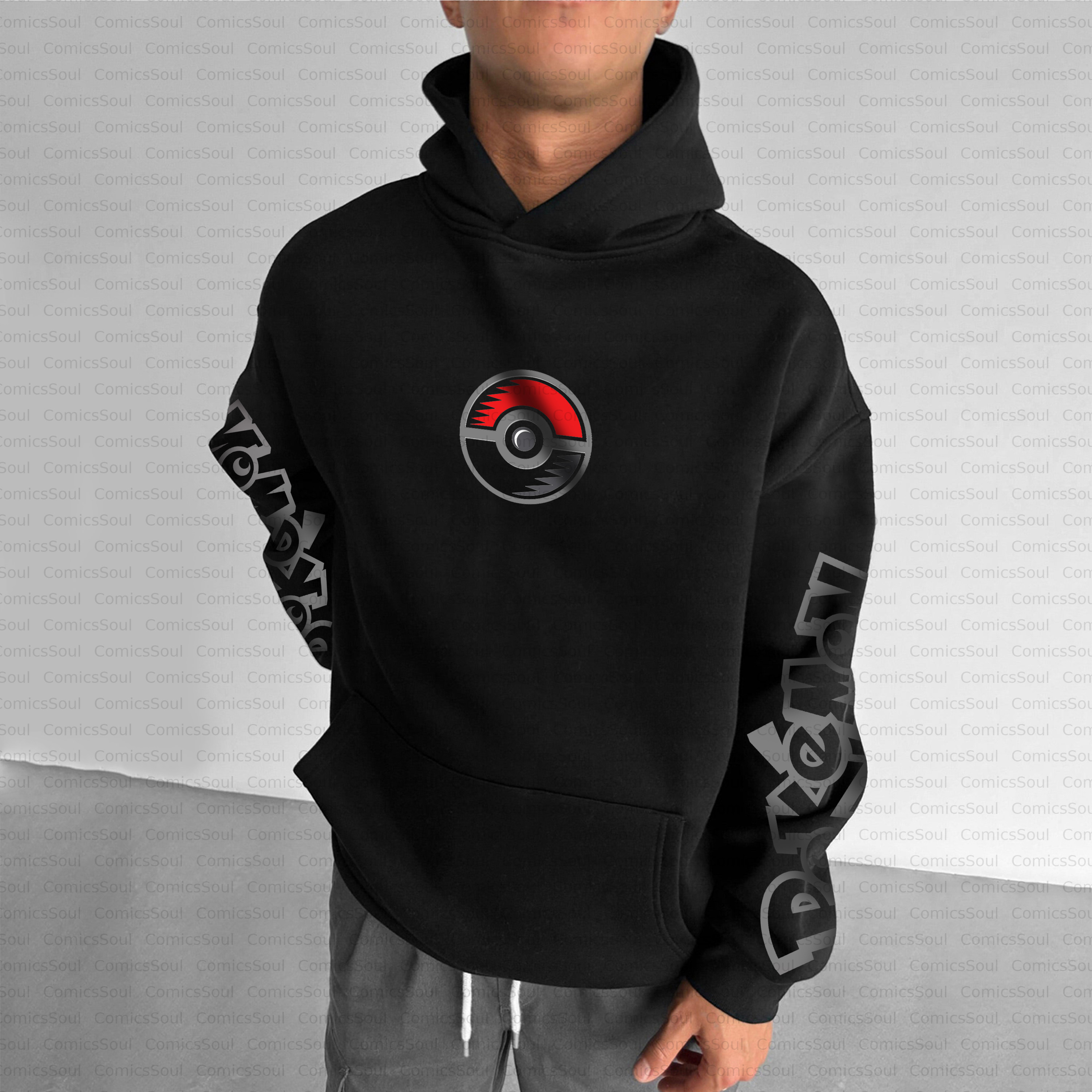 Unisex Anime Inspired Vintage Plush Hoodie