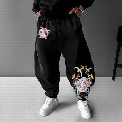 Unisex Casual Anime Streetwear Pant