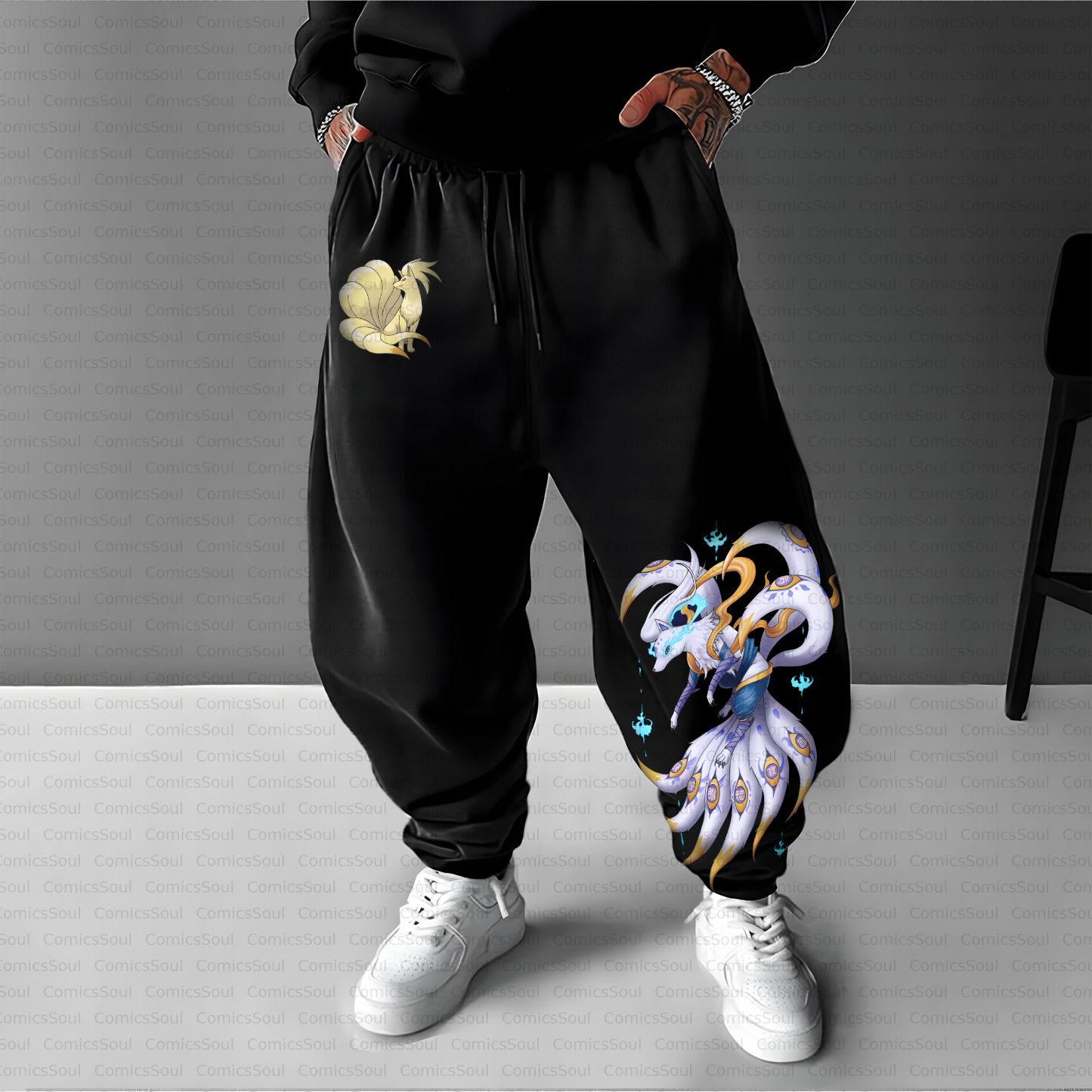 Unisex Casual Anime Streetwear Pant