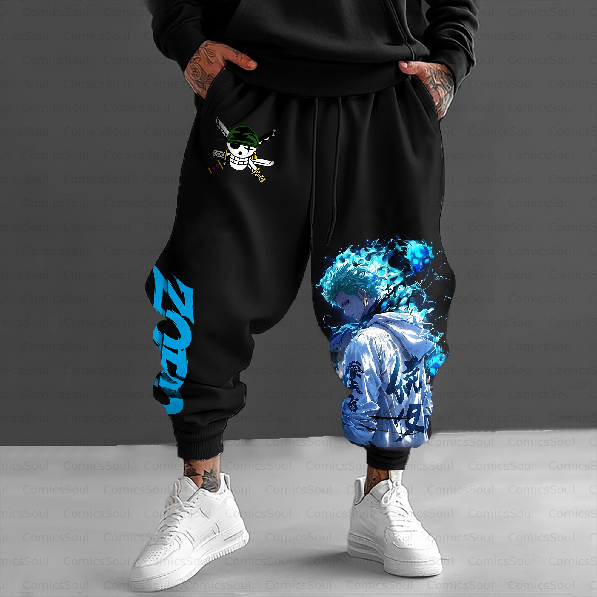 Unisex Casual Streetwear Plush Pants