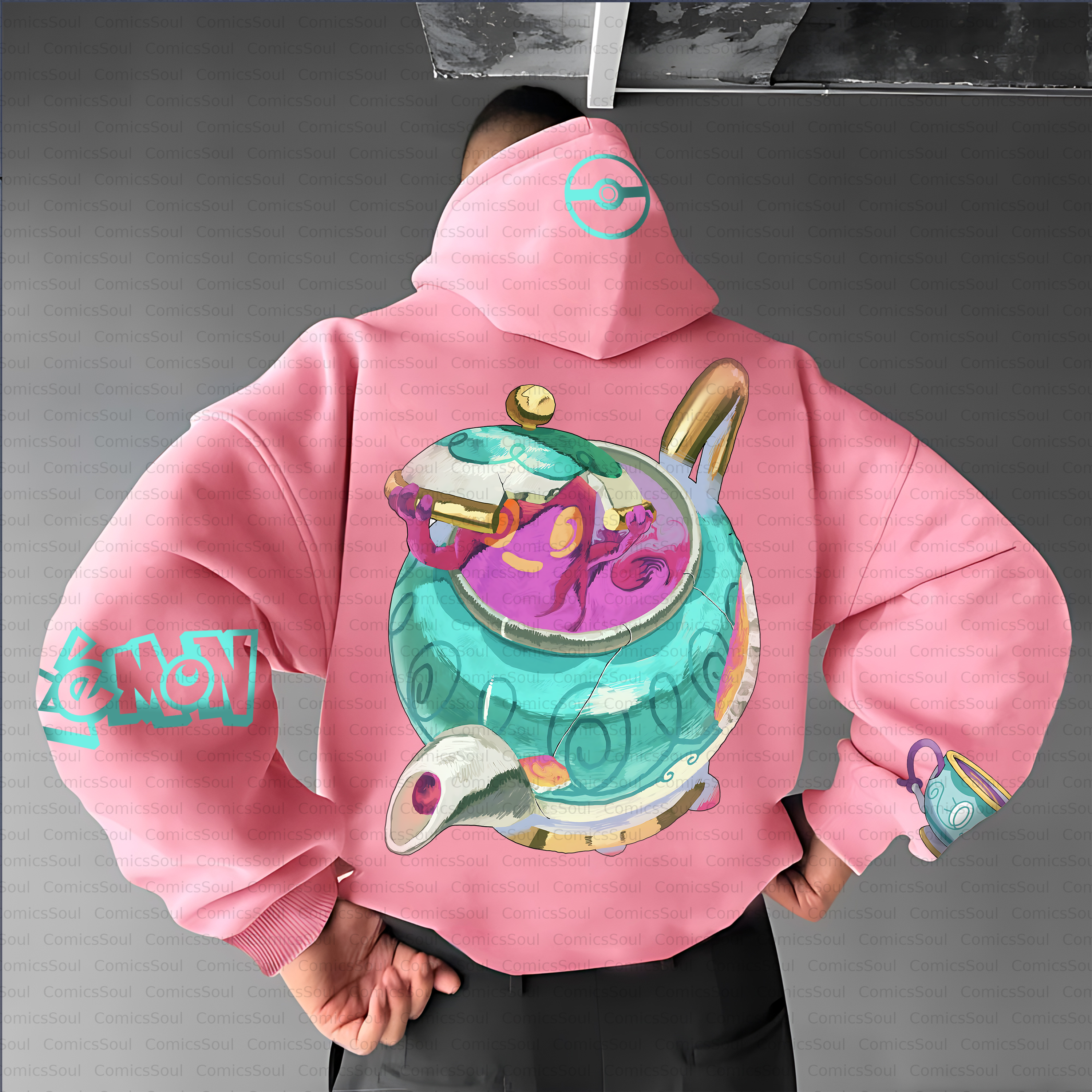 Unisex Anime Inspired Vintage Plush Hoodie
