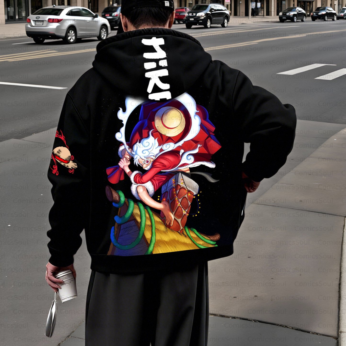 Unisex Graphic Streetwear Vintage Zipper Cardigan Plush Hoodie