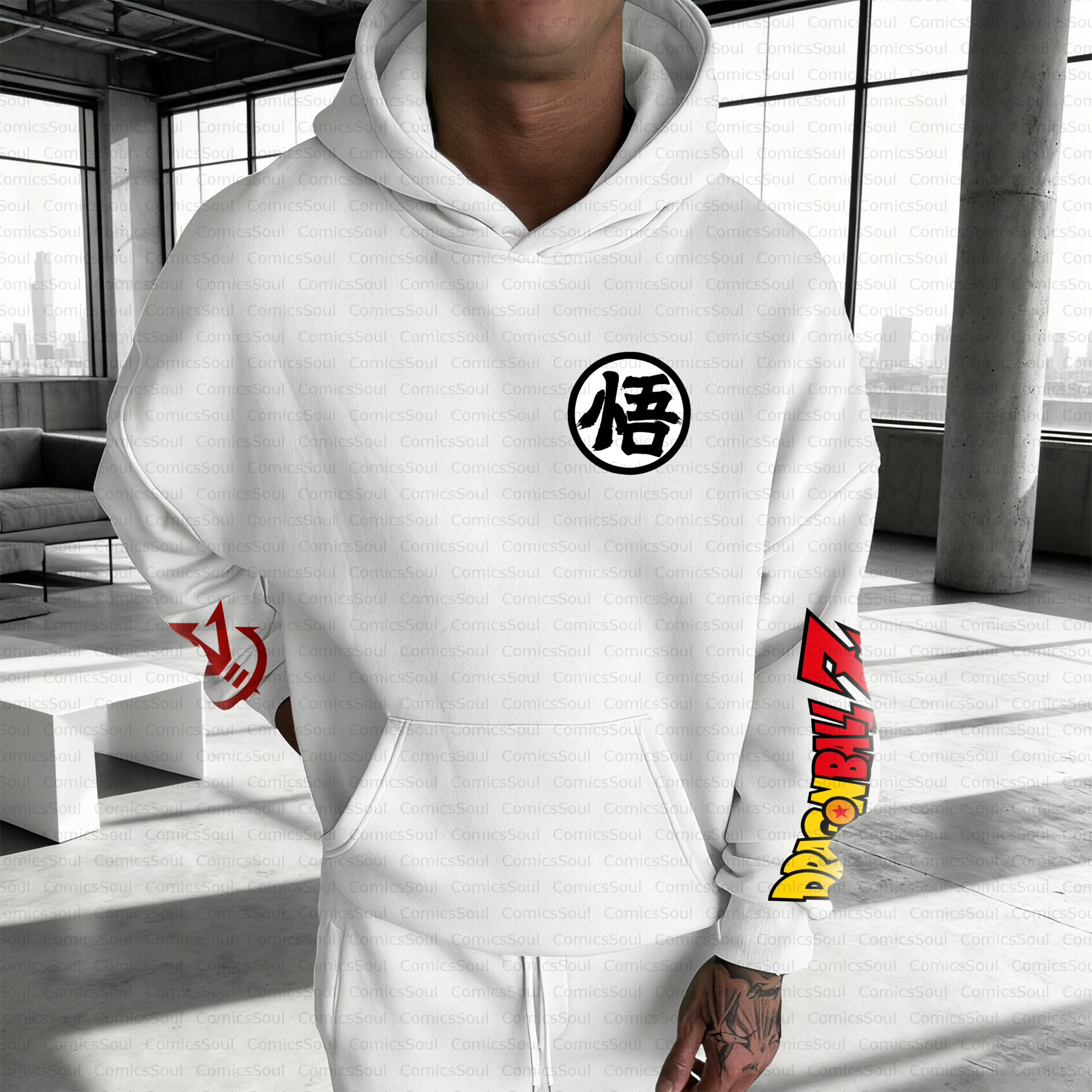 Unisex Anime Inspired Vintage Plush Hoodie