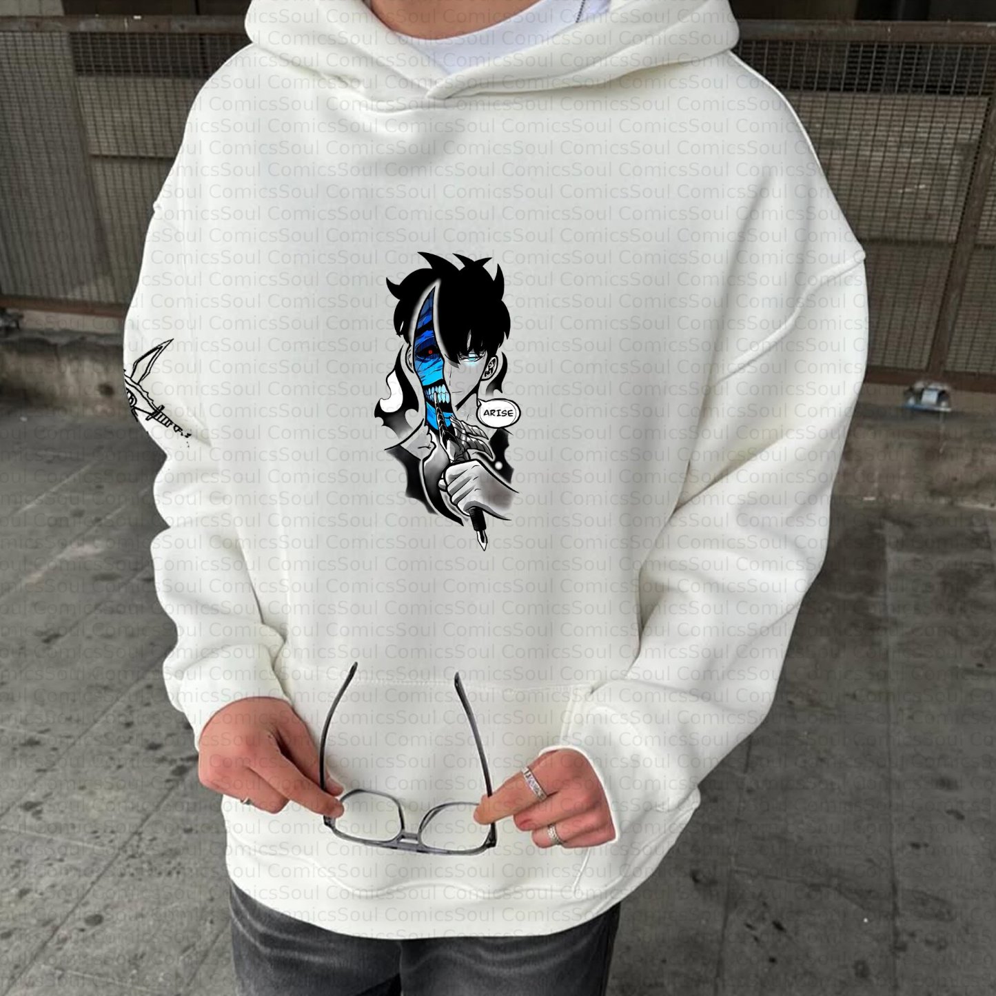 Plus Velvet Unisex Anime Graphic Streetwear Vintage Hoodie