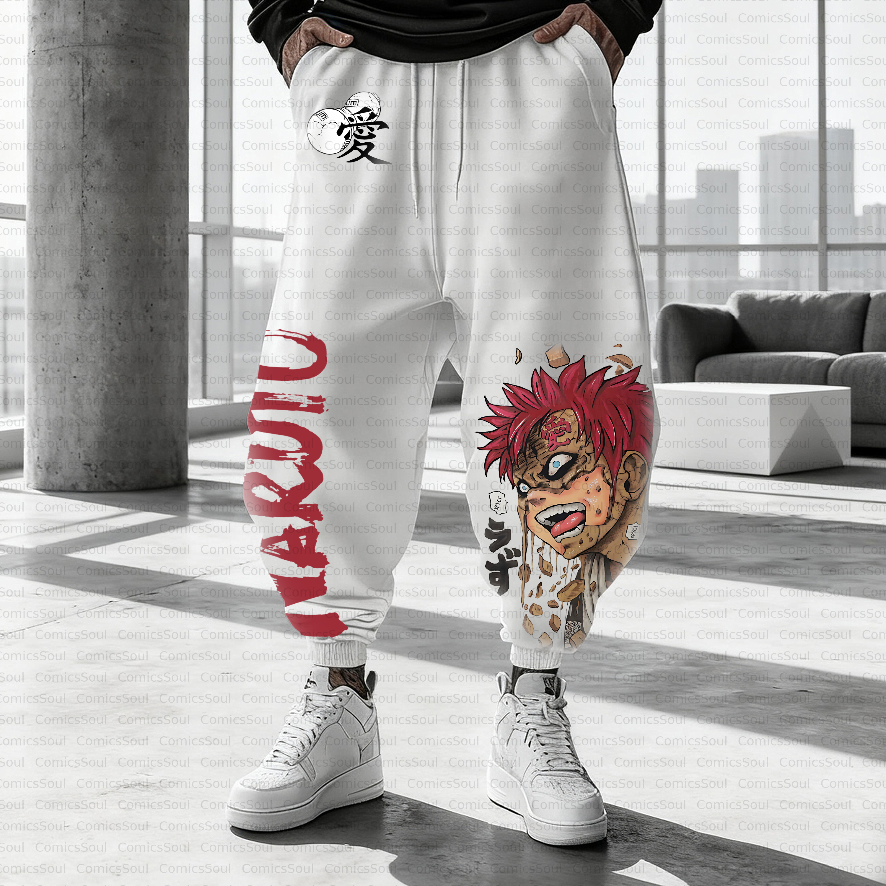 Unisex Casual Anime Streetwear Pant