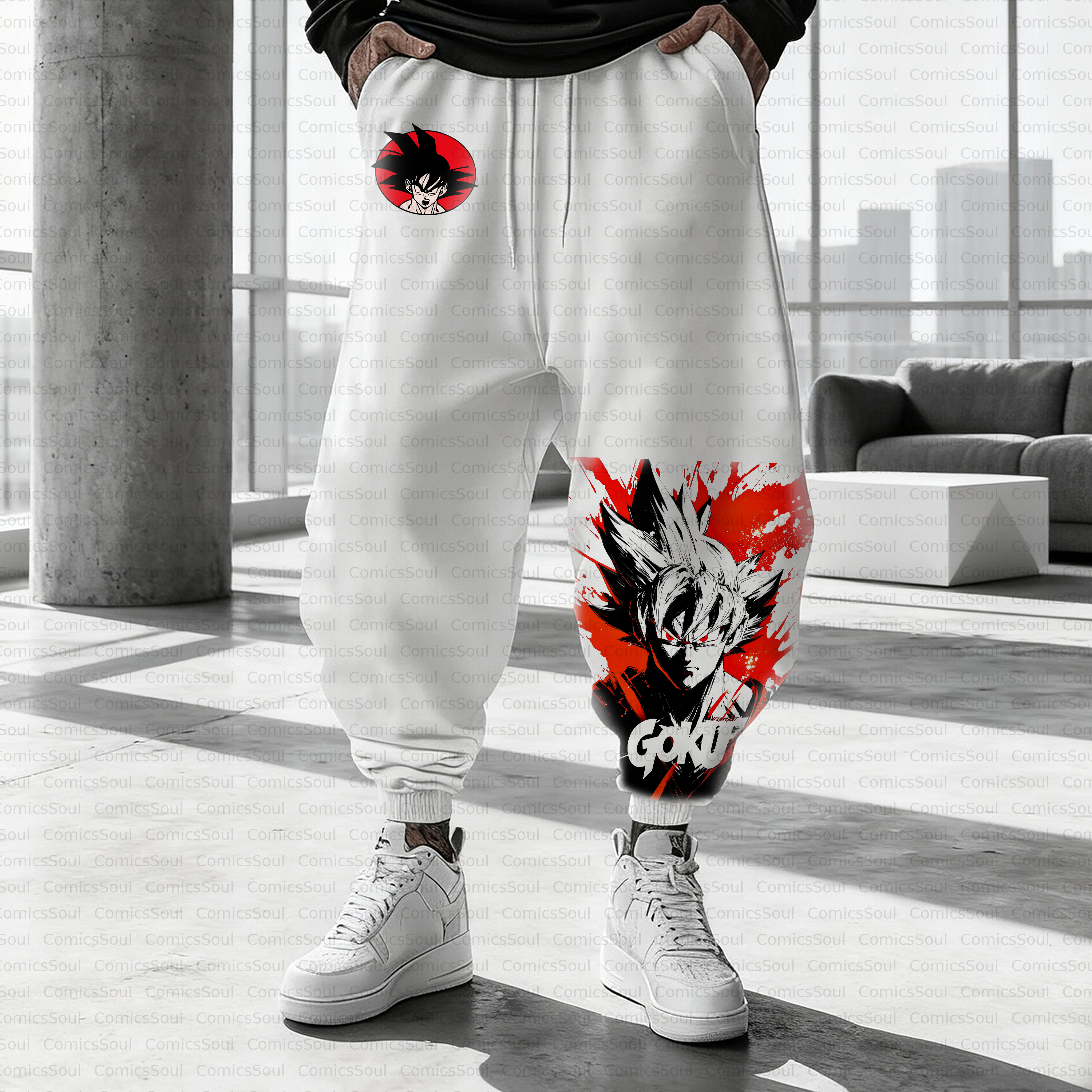 Unisex Casual Anime Streetwear Pant
