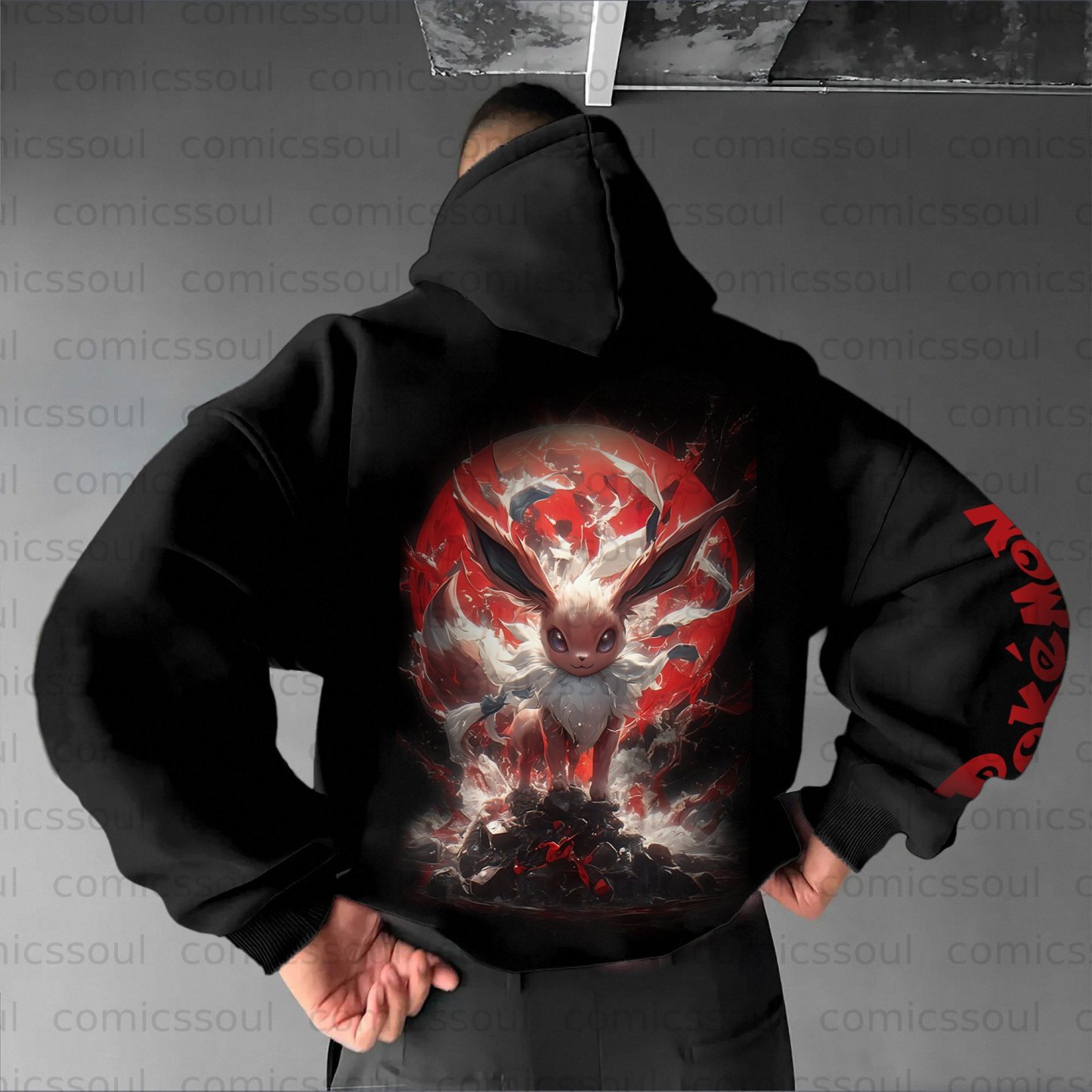 Unisex Anime Graphic Streetwear Vintage Hoodie