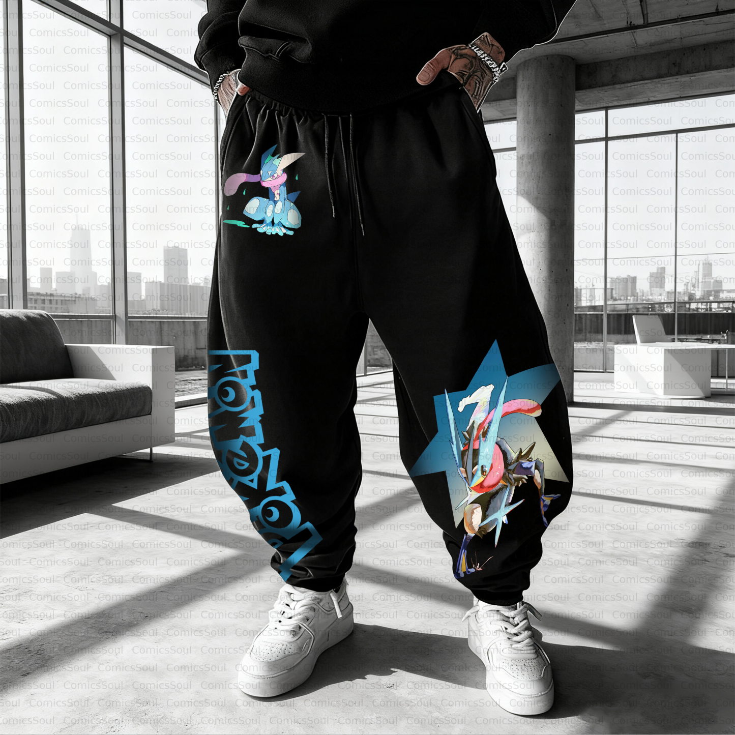 Unisex Casual Anime Streetwear Pant