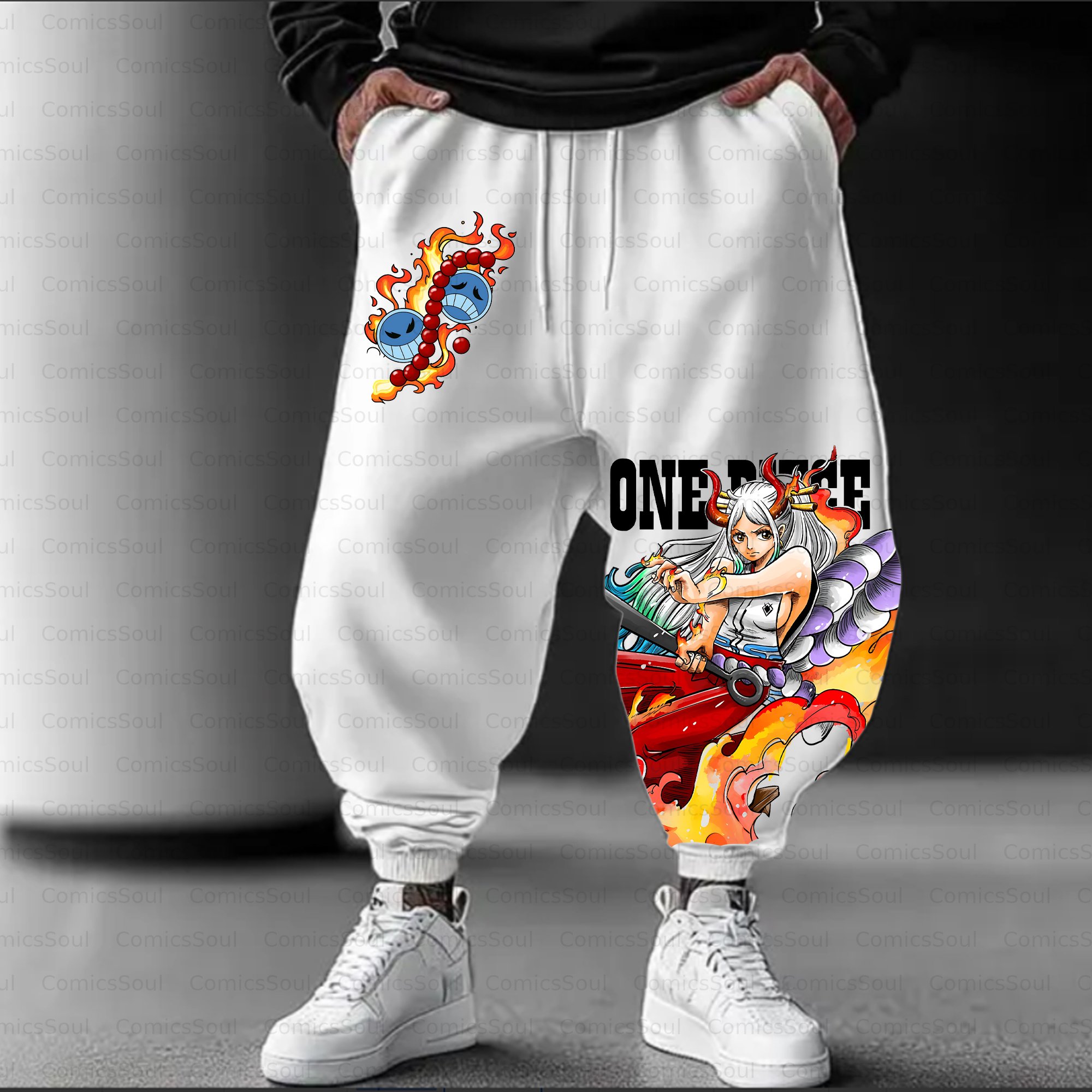 Unisex Casual Streetwear Plush Pants