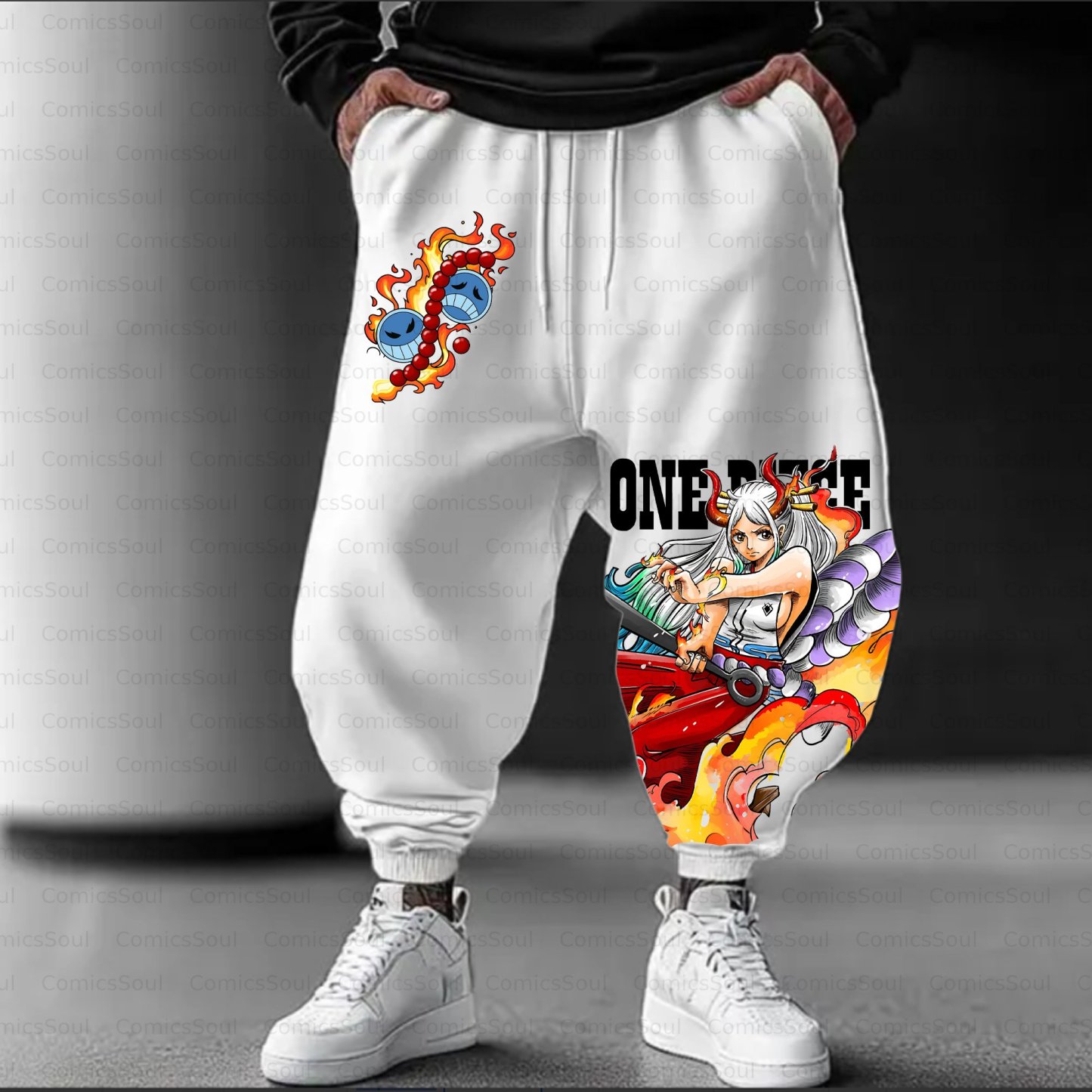 Unisex Casual Streetwear Plush Pants