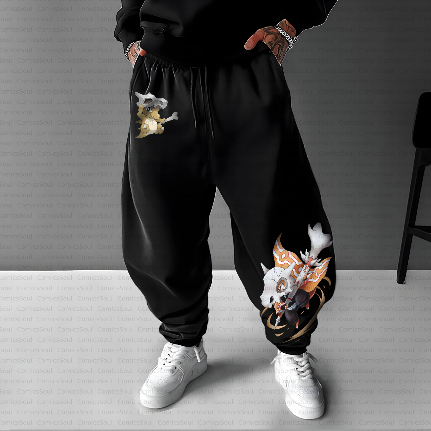 Unisex Casual Anime Streetwear Pant