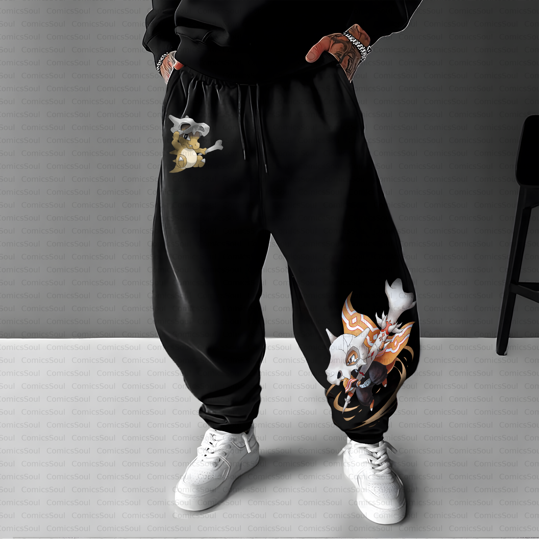 Unisex Casual Anime Streetwear Pant