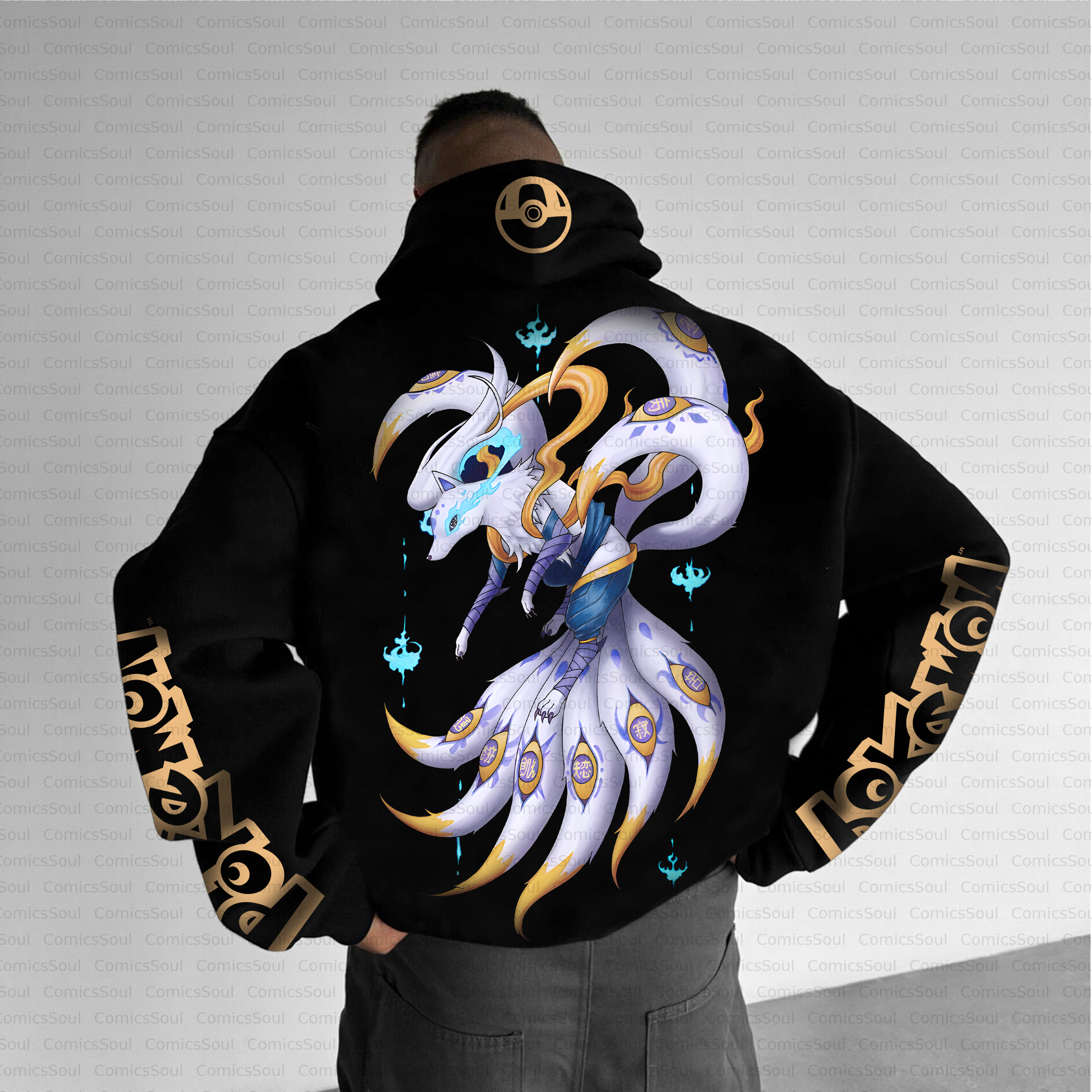 Unisex Anime Inspired Vintage Plush Hoodie