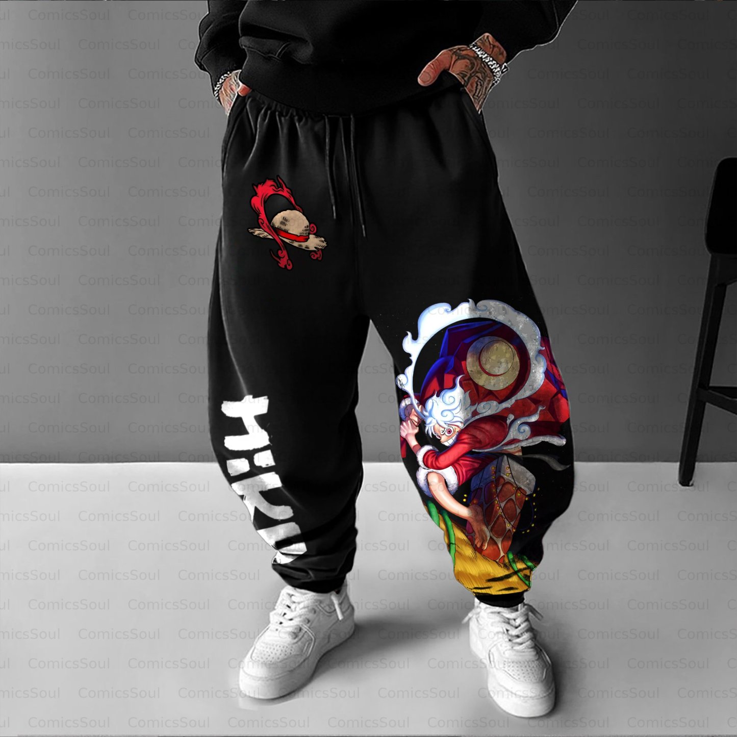 Unisex Casual Streetwear Plush Pants