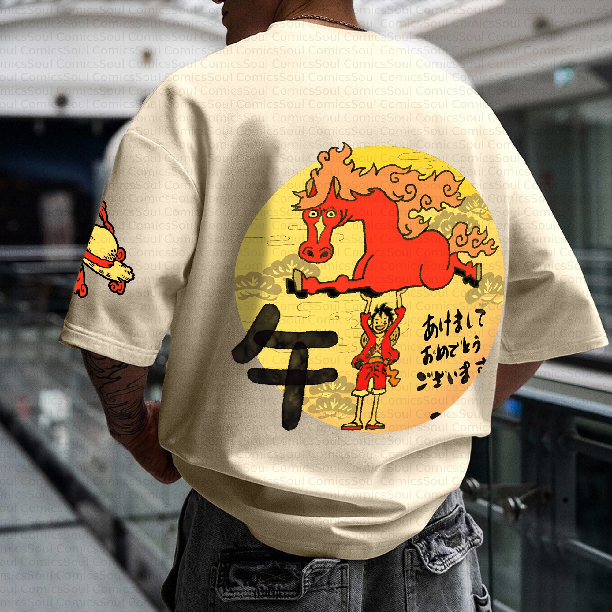 Unisex Anime Inspired Vintage T-shirt