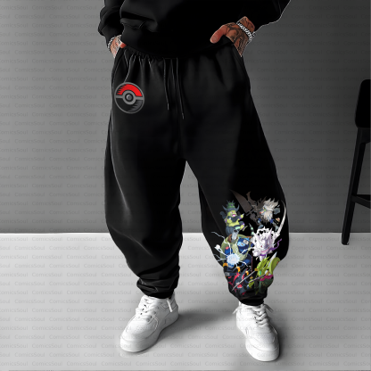 Unisex Casual Anime Streetwear Pant
