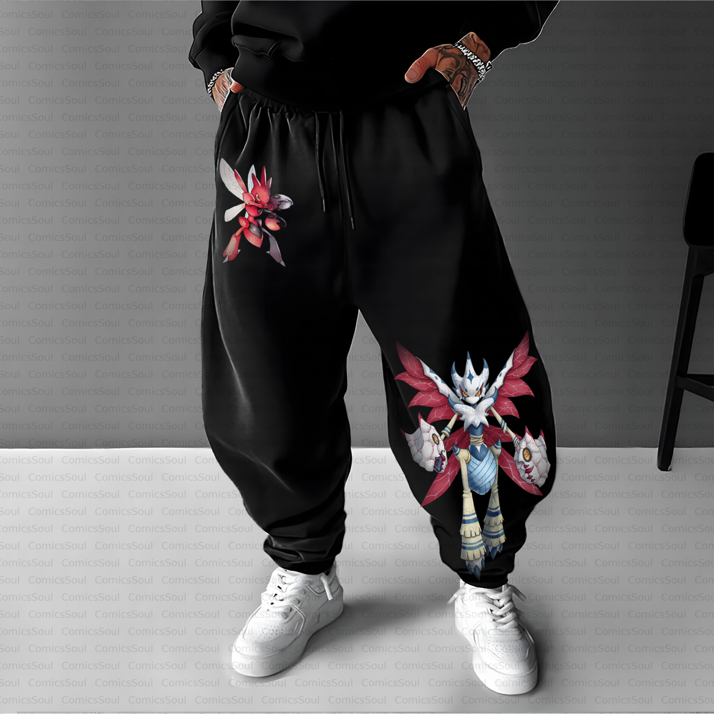 Unisex Casual Anime Streetwear Pant