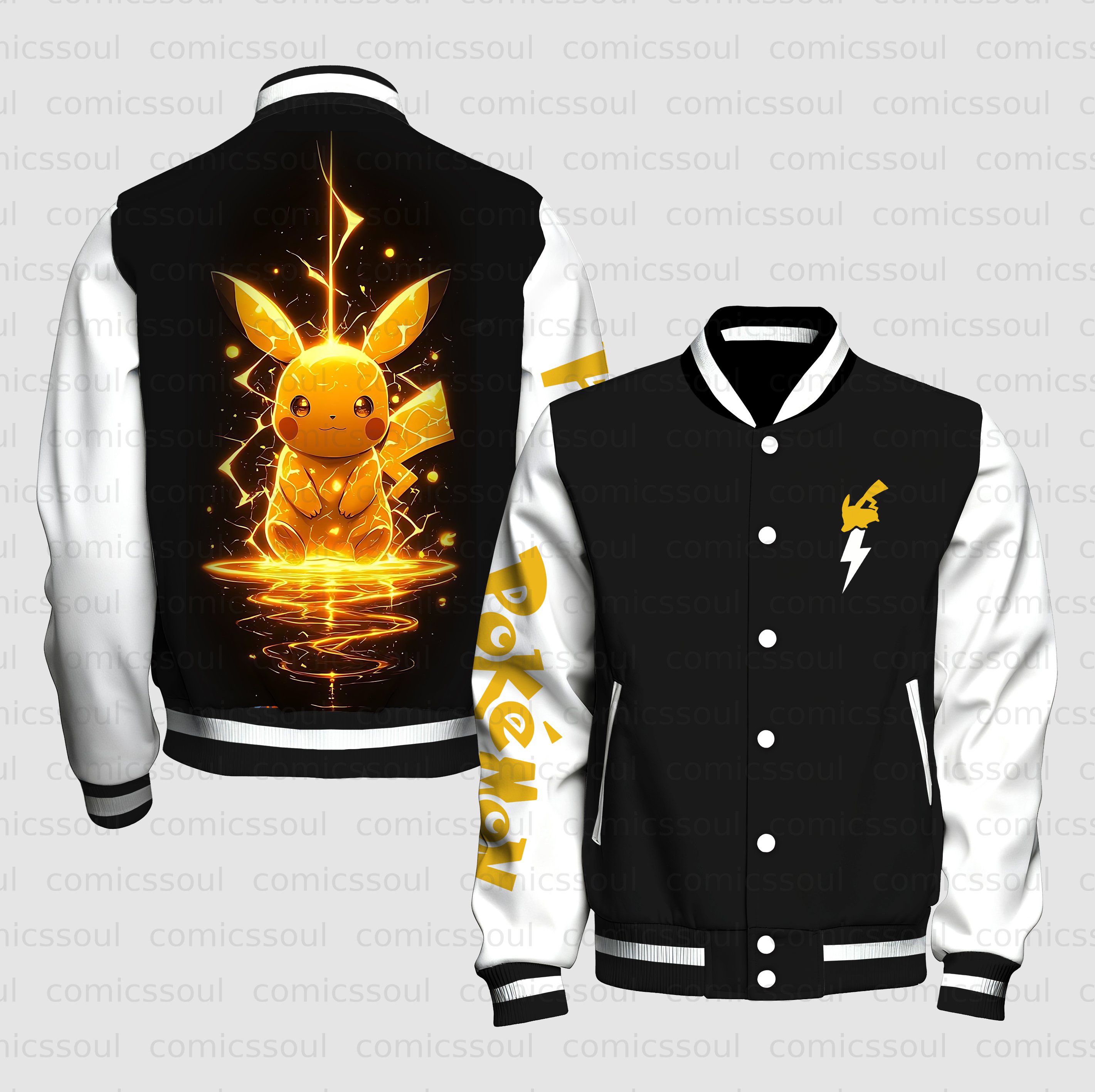 Unisex Vintage Anime Graphic Jacket