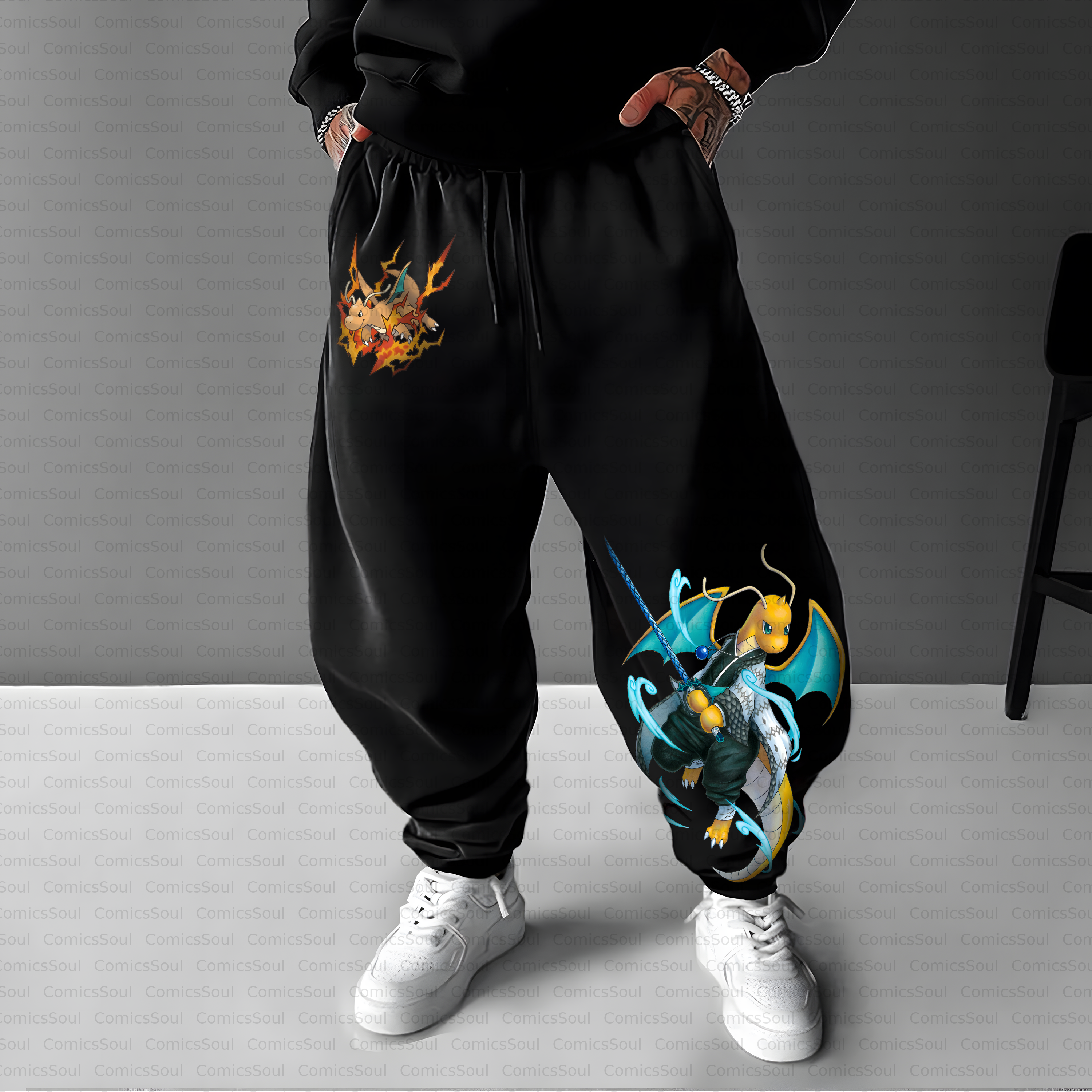 Unisex Casual Anime Streetwear Pant