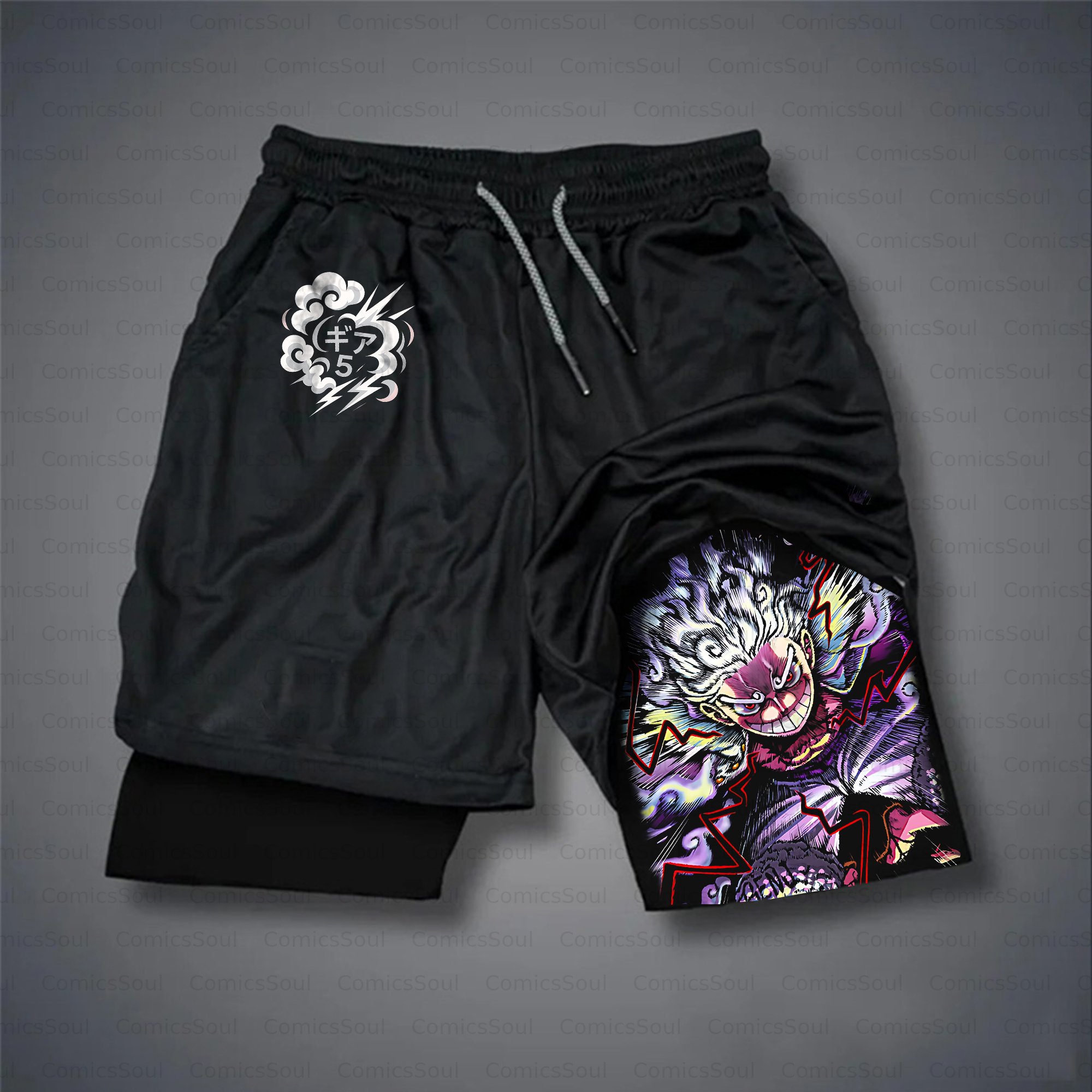 Unisex Casual Anime Streetwear Gym Shorts