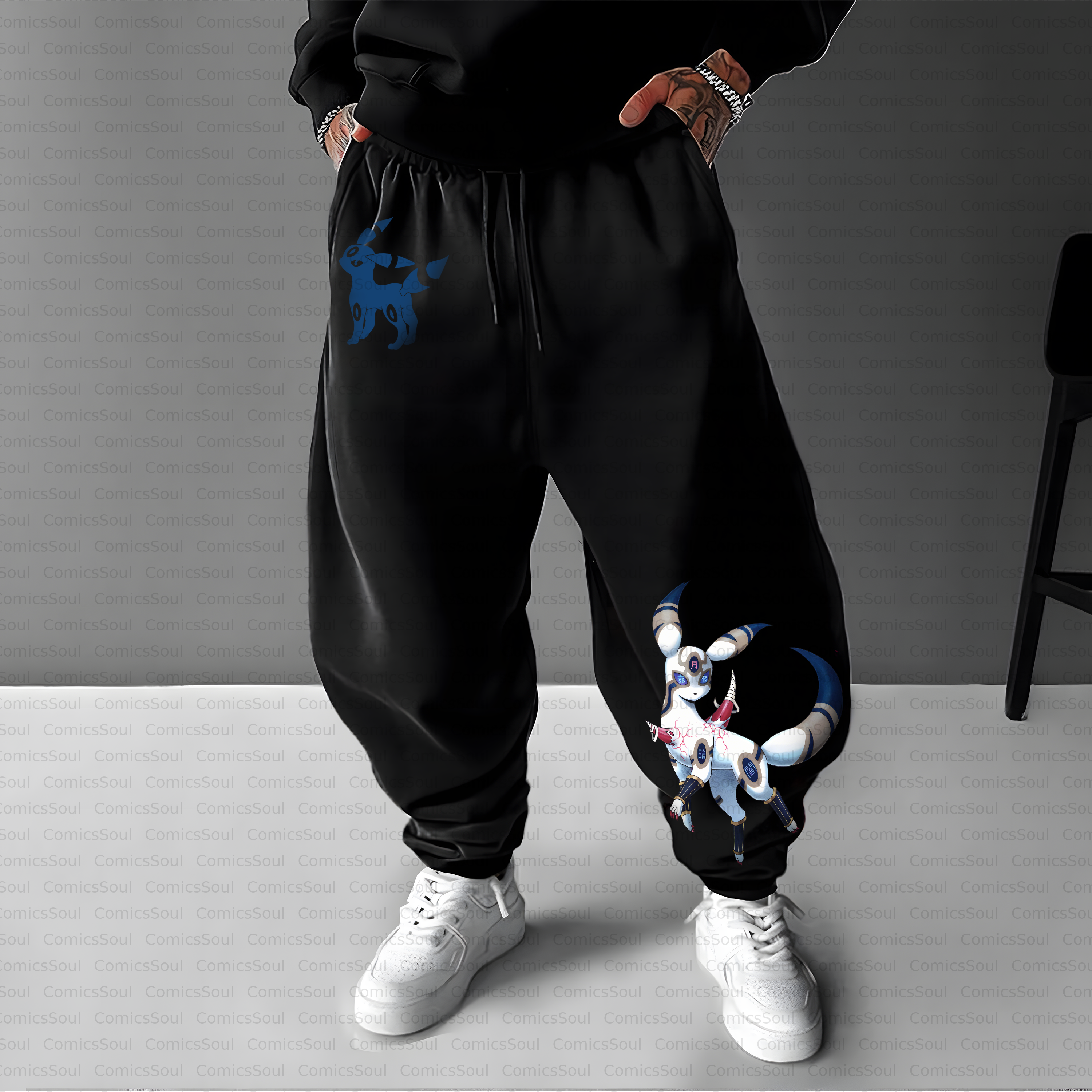 Unisex Casual Anime Streetwear Pant