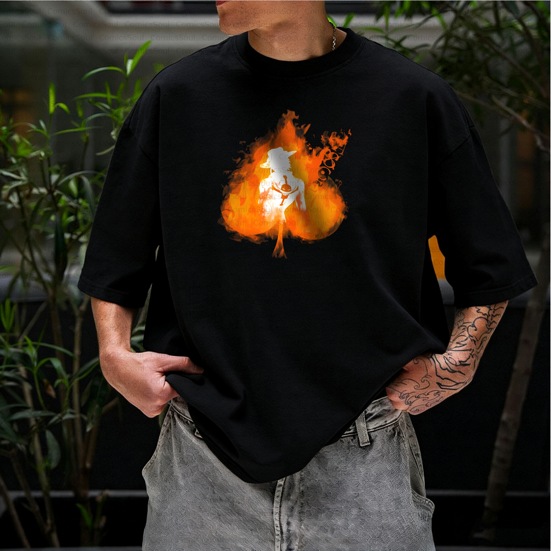 Unisex Anime Inspired Vintage T-Shirt