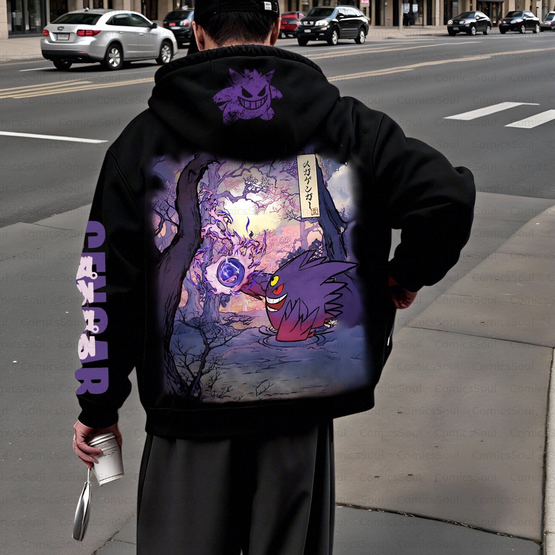 Unisex Graphic Streetwear Vintage Zipper Cardigan Plush Hoodie