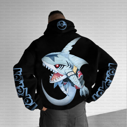 Unisex Anime Inspired Vintage Plush Hoodie