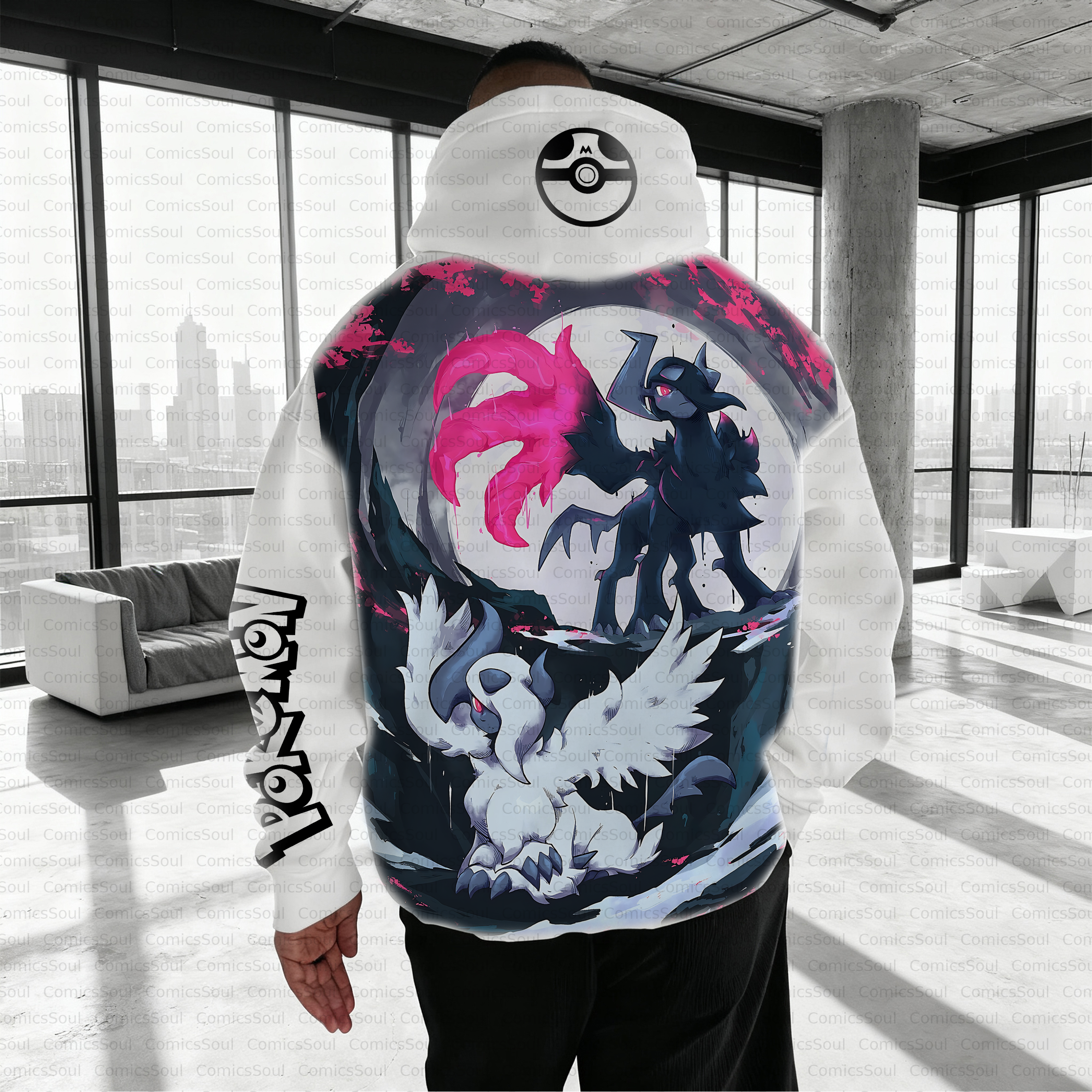 Unisex Anime Inspired Vintage Plush Hoodie