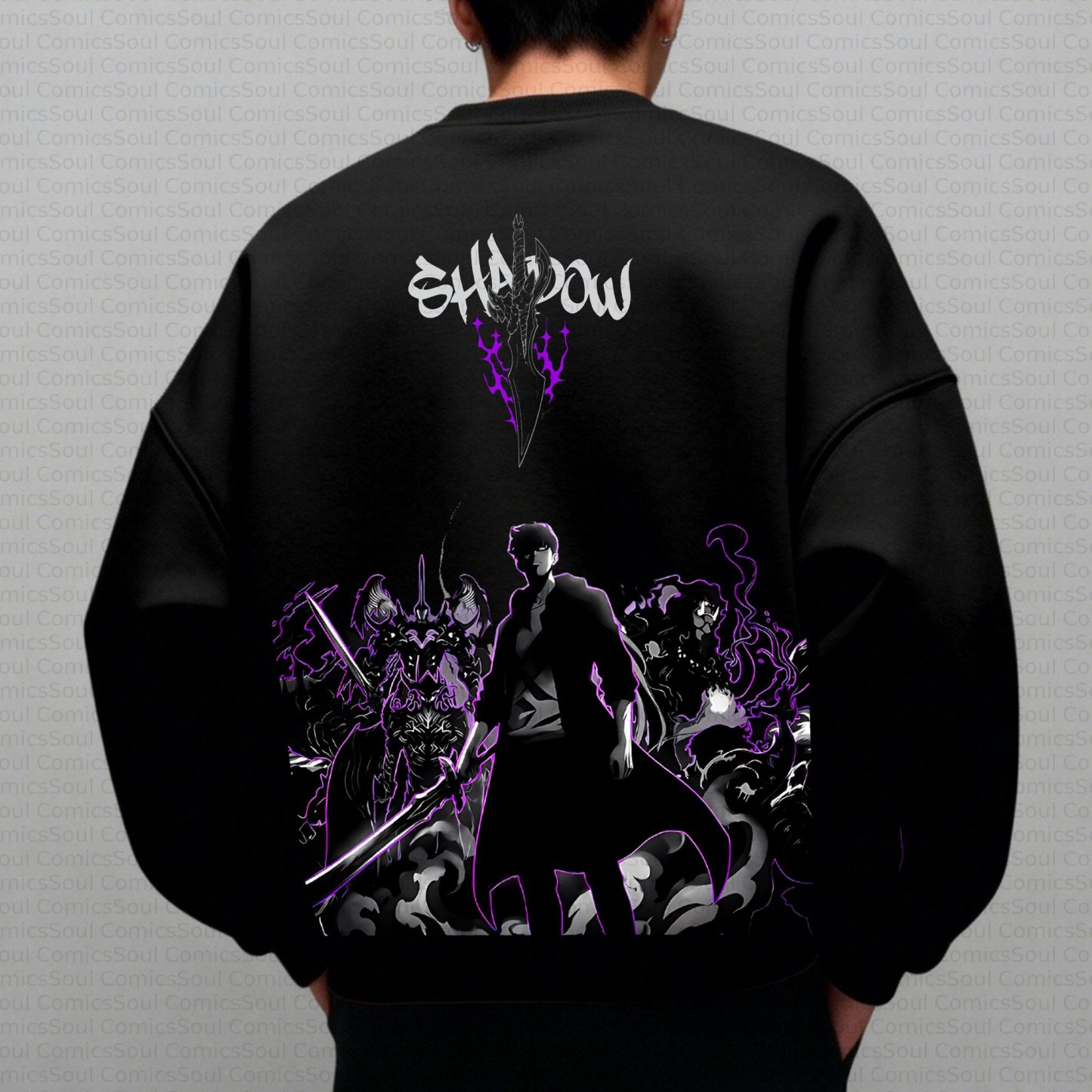 Plus Velvet Unisex Anime Inspired Vintage Sweatshirt