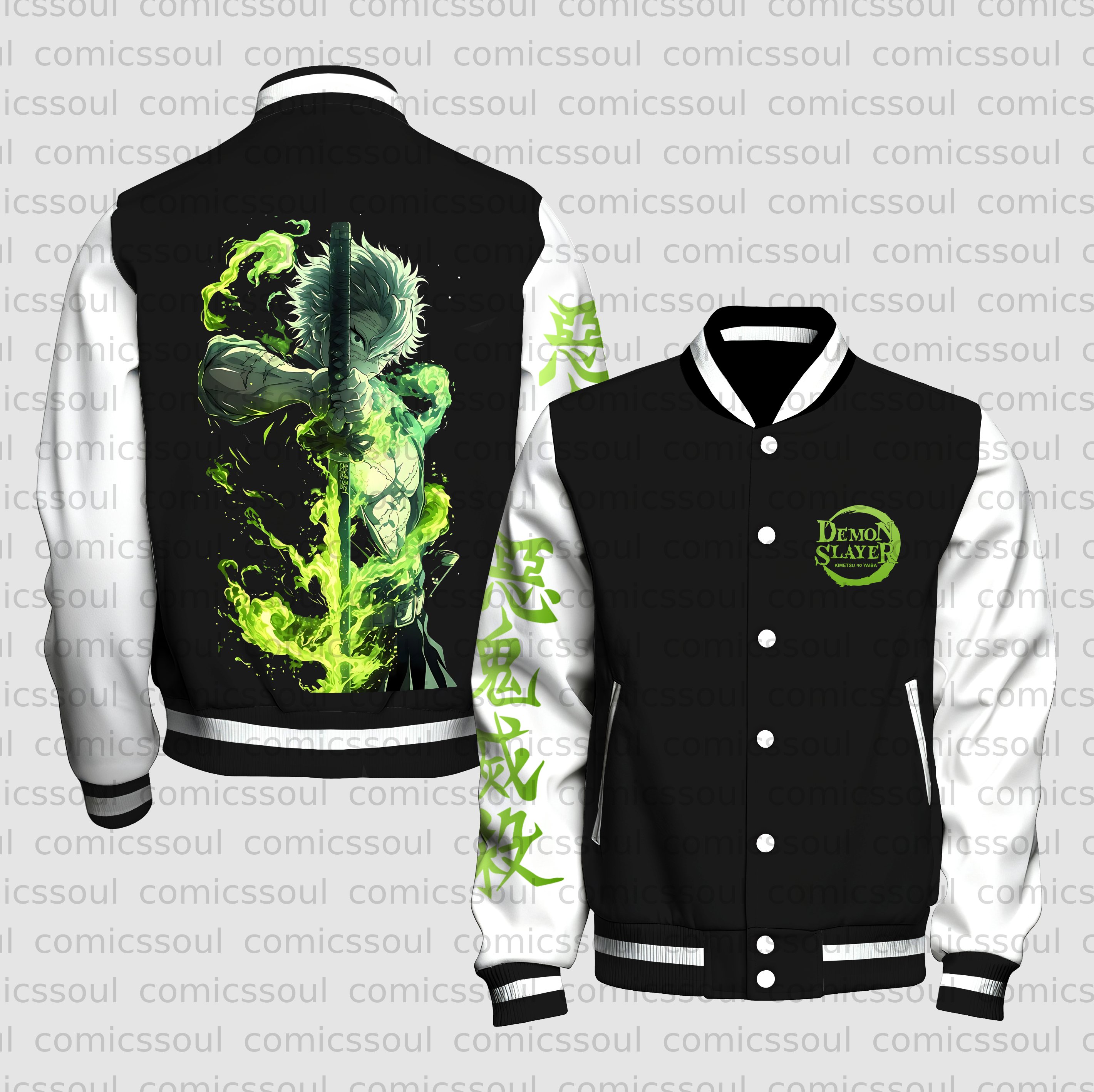 Unisex Vintage Anime Graphic Jacket