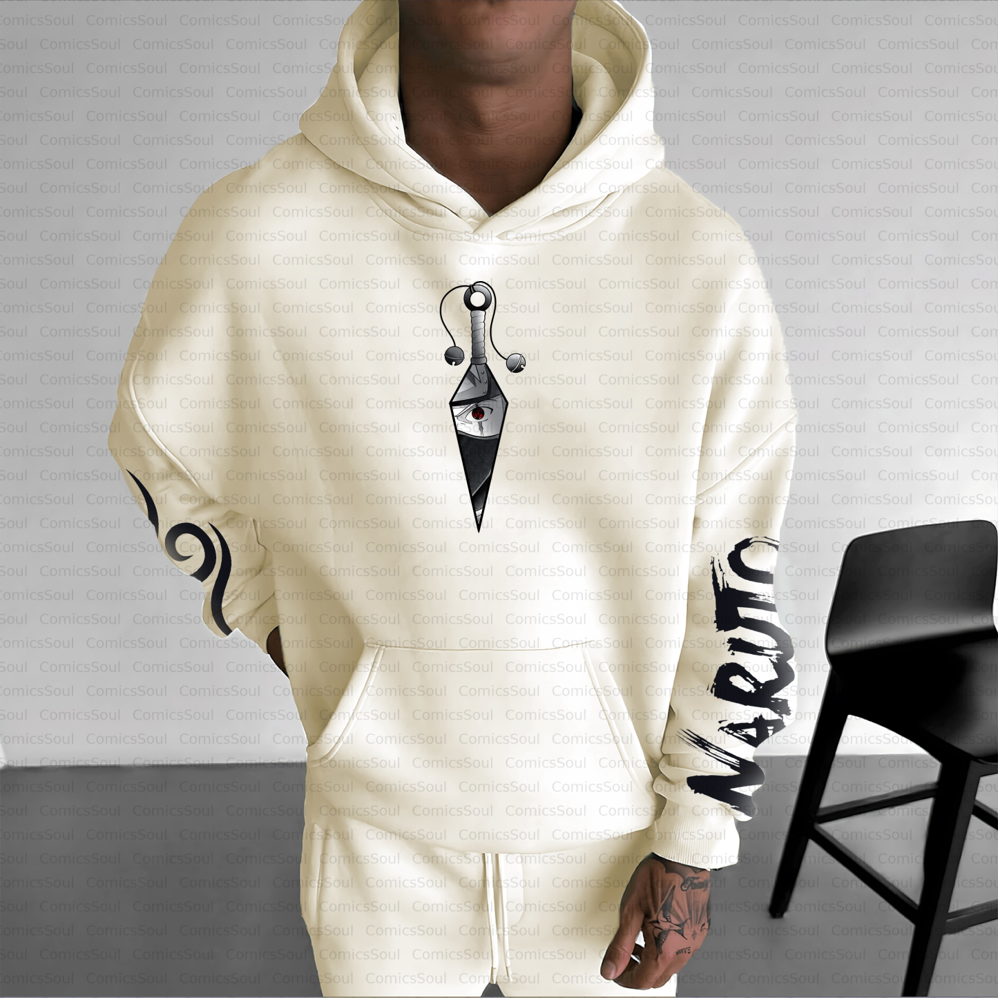 Unisex Anime Inspired Vintage Plush Hoodie